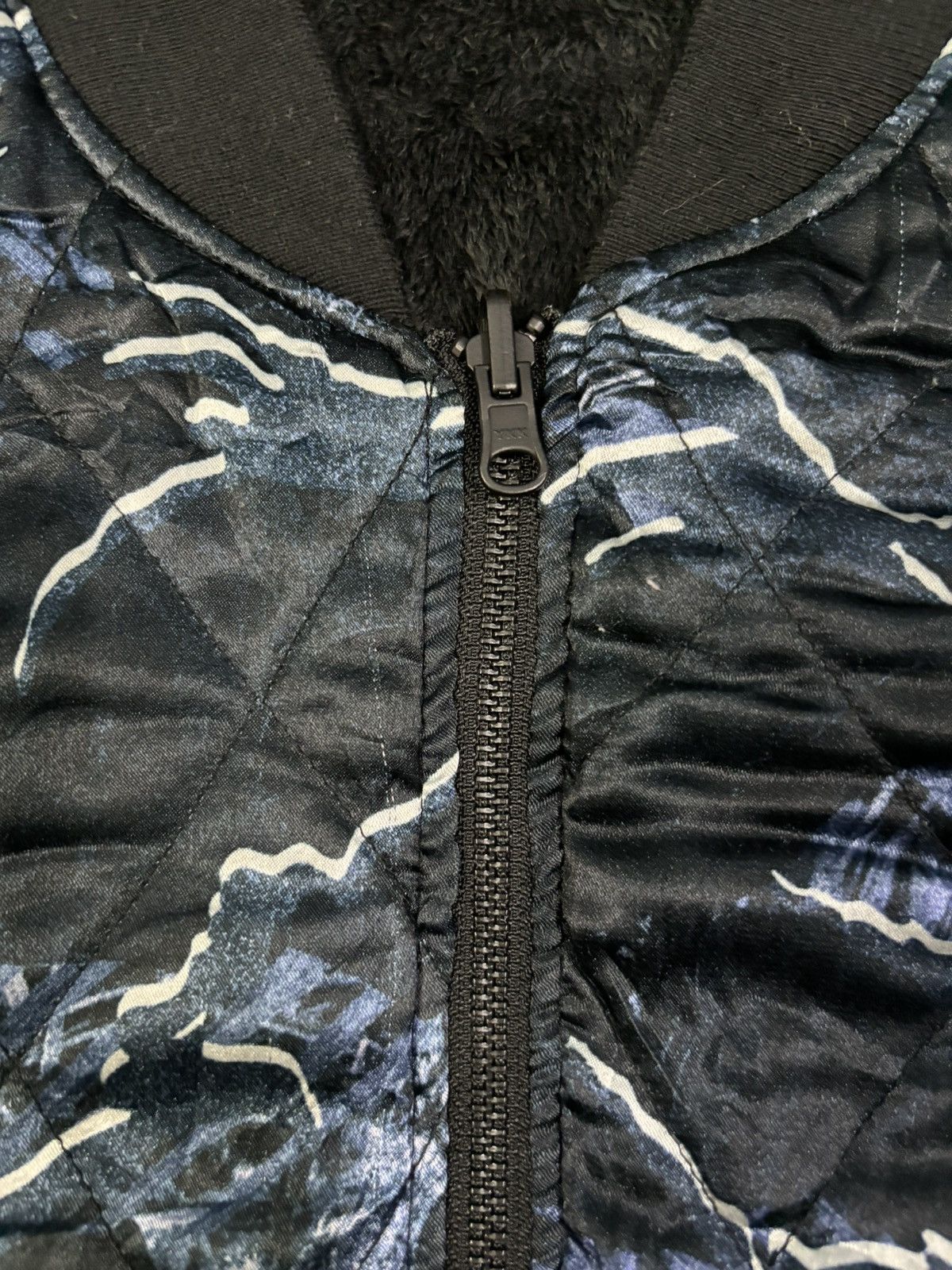 Other Vintage Paradox Reversible Fleece Quilted Bomber Jacket Size US M / EU 48-50 / 2 - 7 Thumbnail