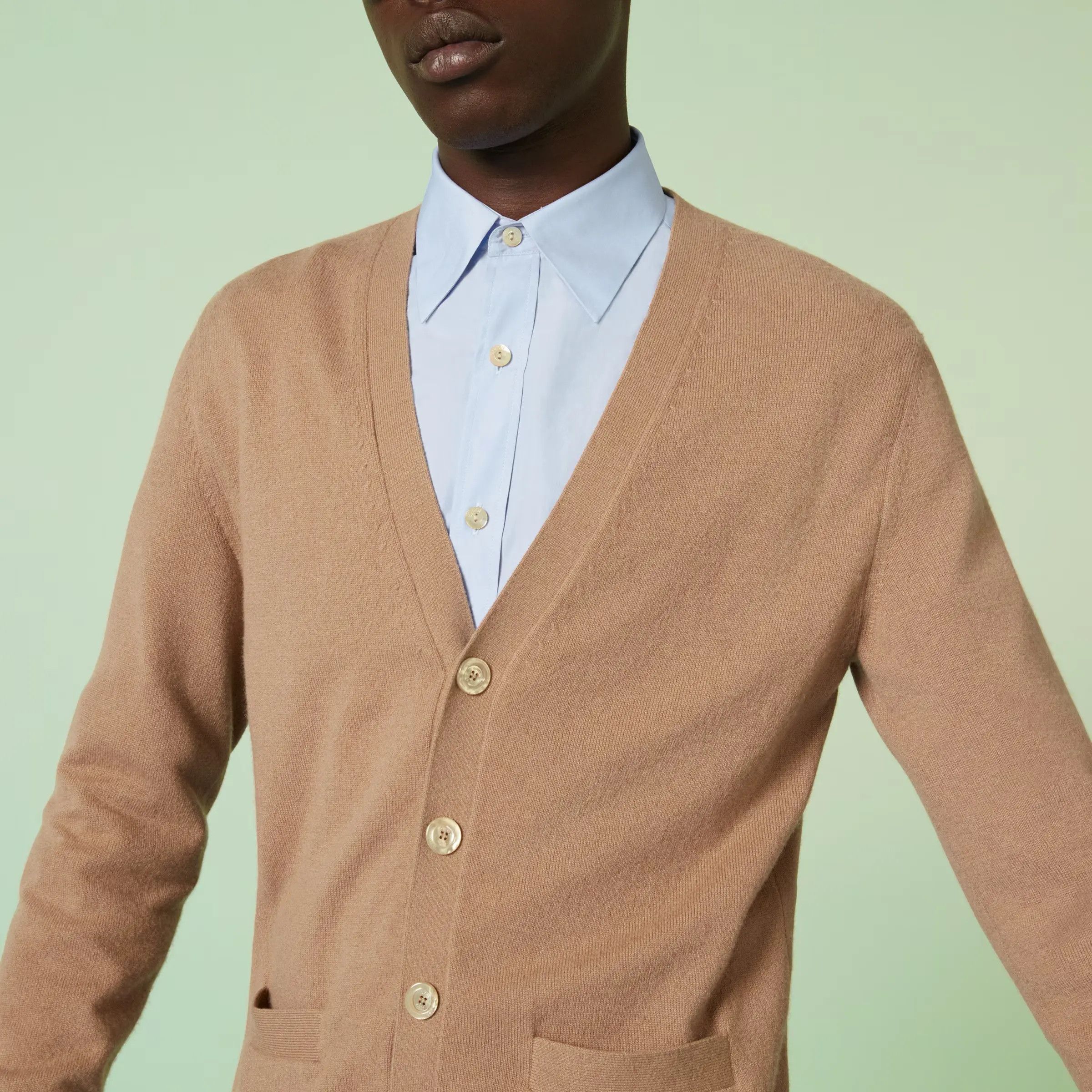 Gucci oc11z1025 Dup / Sweater Knitwear Monogram Wool in Brown Size US XL / EU 56 / 4 - 4 Thumbnail