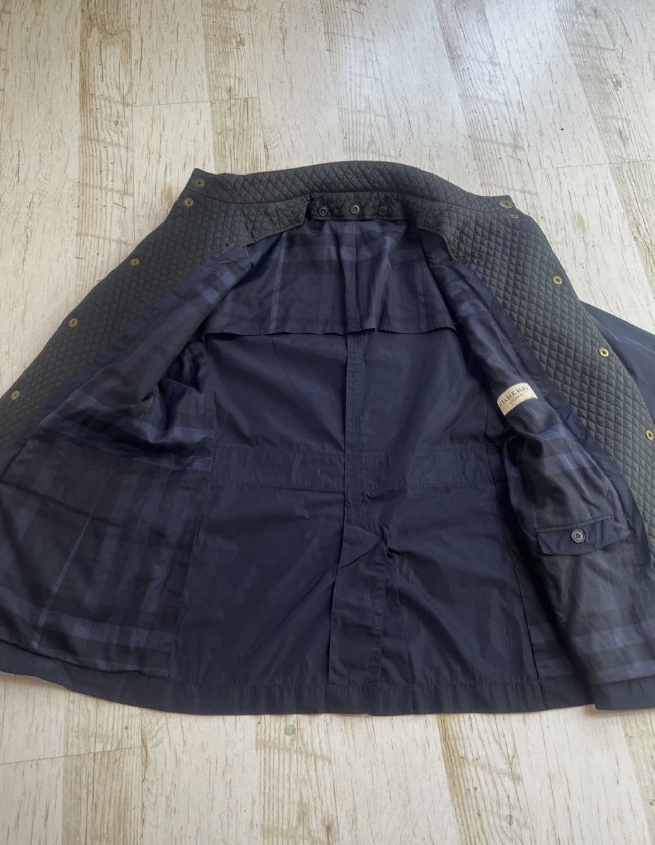 Burberry Burberry Lightweight Jacket Blazer Navy Removable Liner Size US S / EU 44-46 / 1 - 10 Thumbnail