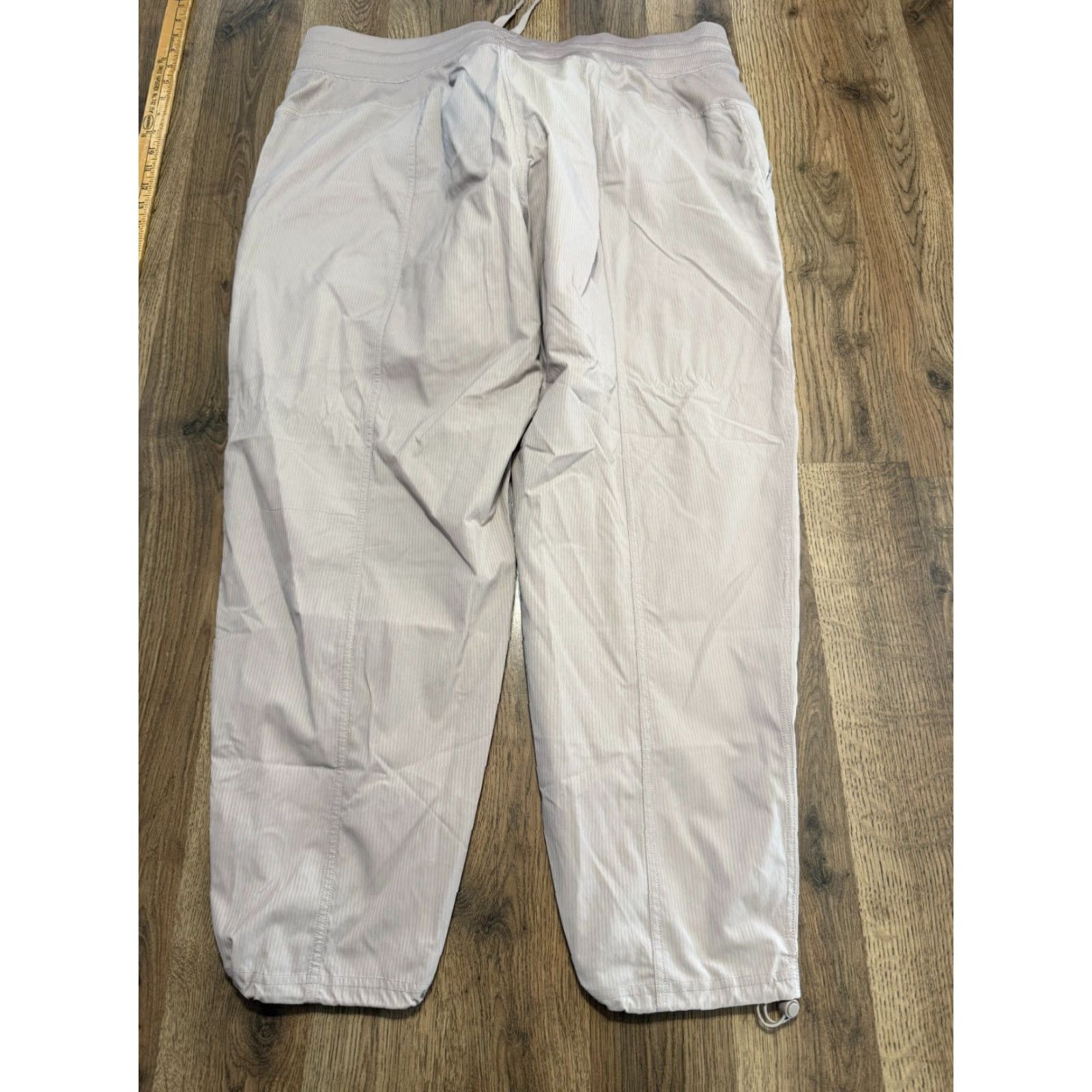 Avia AVIA Pants Women's XXL Gray Tie Waist Ankle Jogger Straight Leg Pants Size 40" / US 18 - 2 Thumbnail