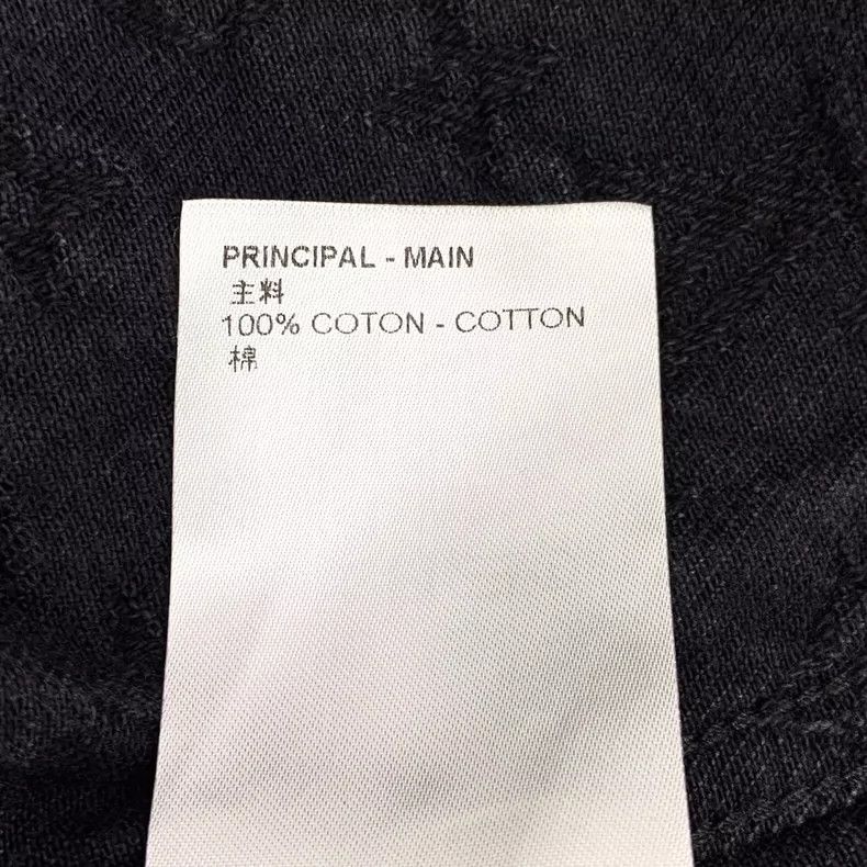 Louis Vuitton Louis Vuitton Cotton short-sleeved shirt with black logo e Size US L / EU 52-54 / 3 - 7 Thumbnail