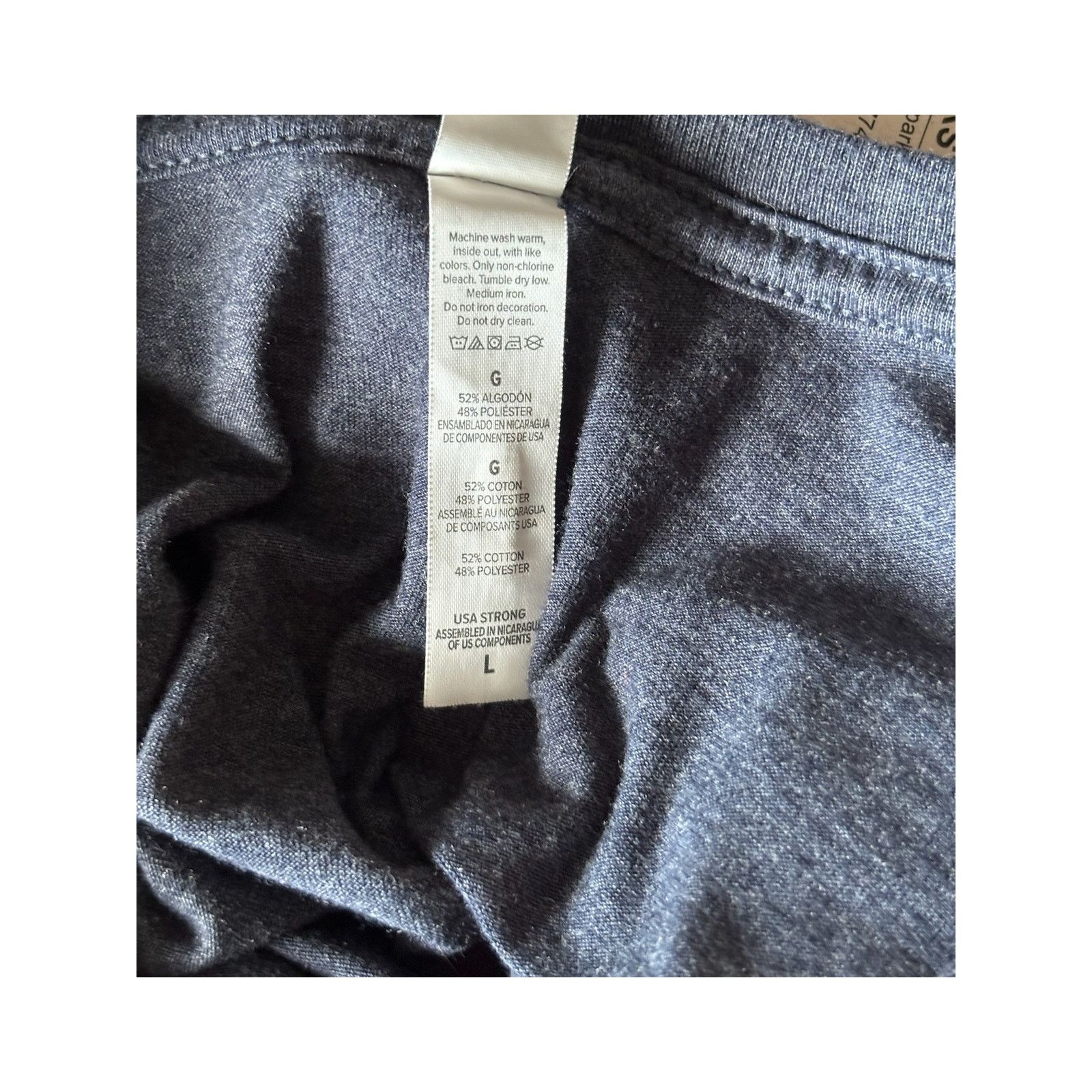 Other WILDCATS Heather Blue Tee Bella Canvas Size Large Script Size L / US 10 / IT 46 - 6 Thumbnail