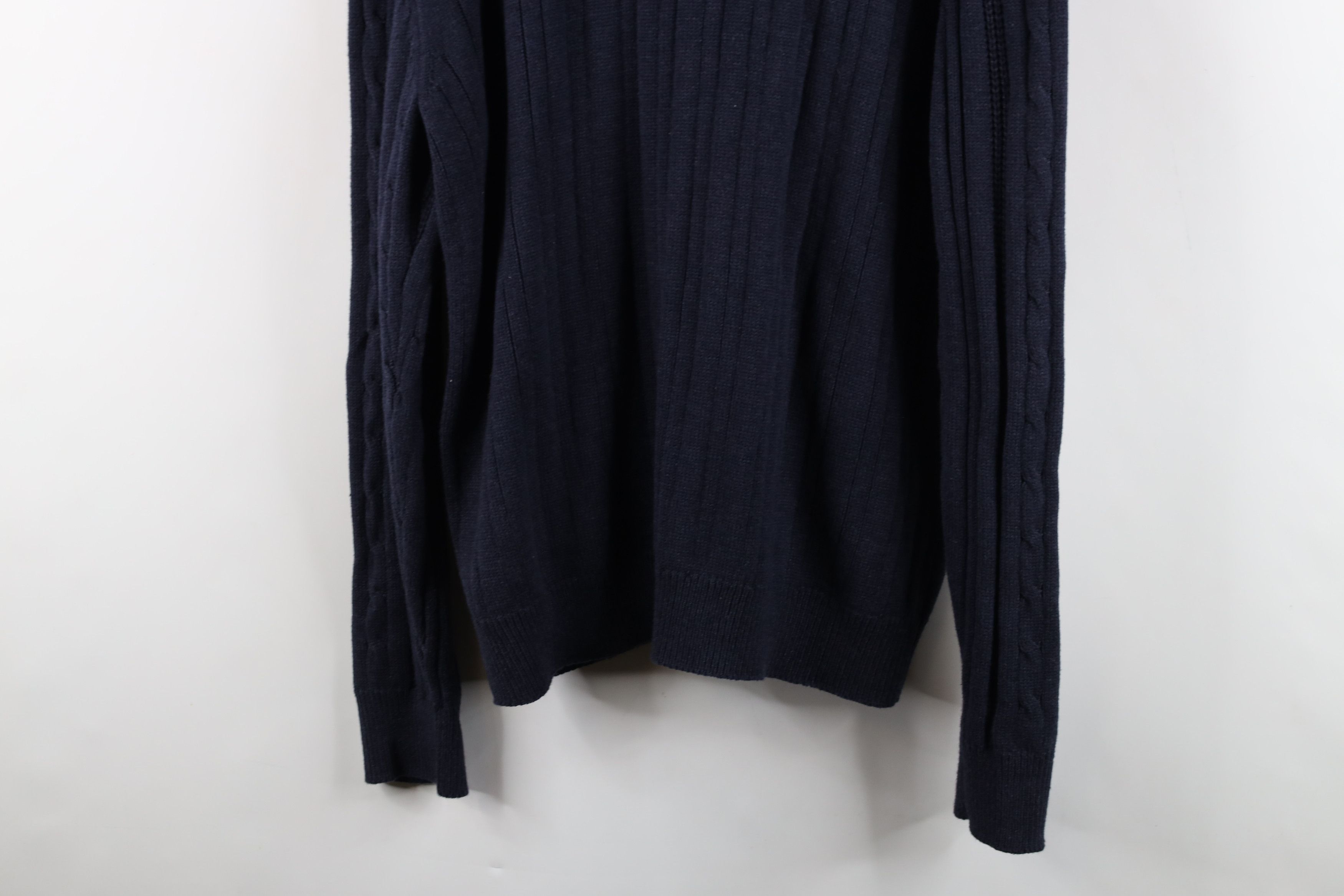 Vintage Vintage 90s Streetwear Chunky Cable Knit Cardigan Sweater Size US XL / EU 56 / 4 - 14 Thumbnail