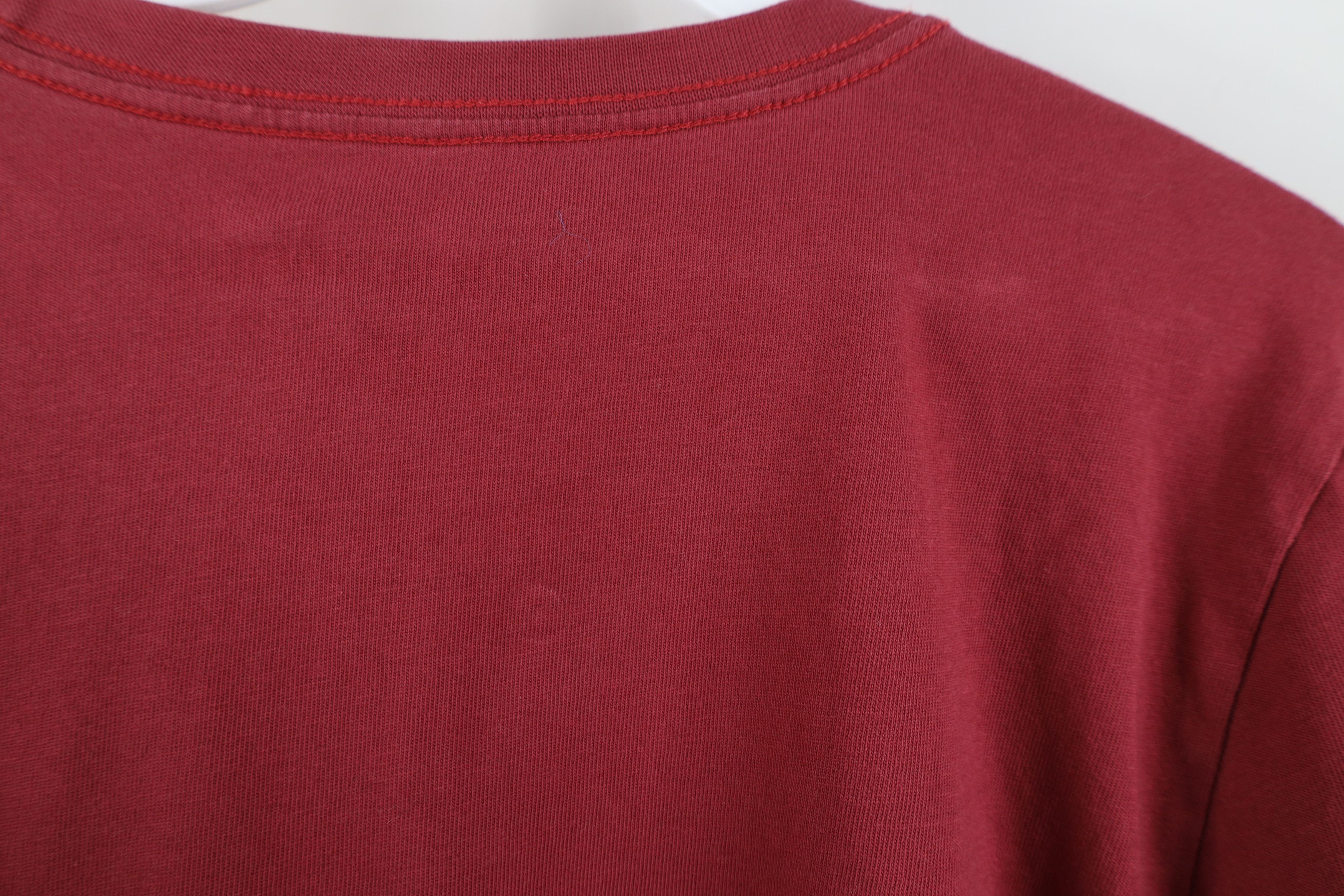 Life is Good Life Is Good Spell Out Heart Long Sleeve T-Shirt Red Cotton Size M / US 6-8 / IT 42-44 - 11 Thumbnail