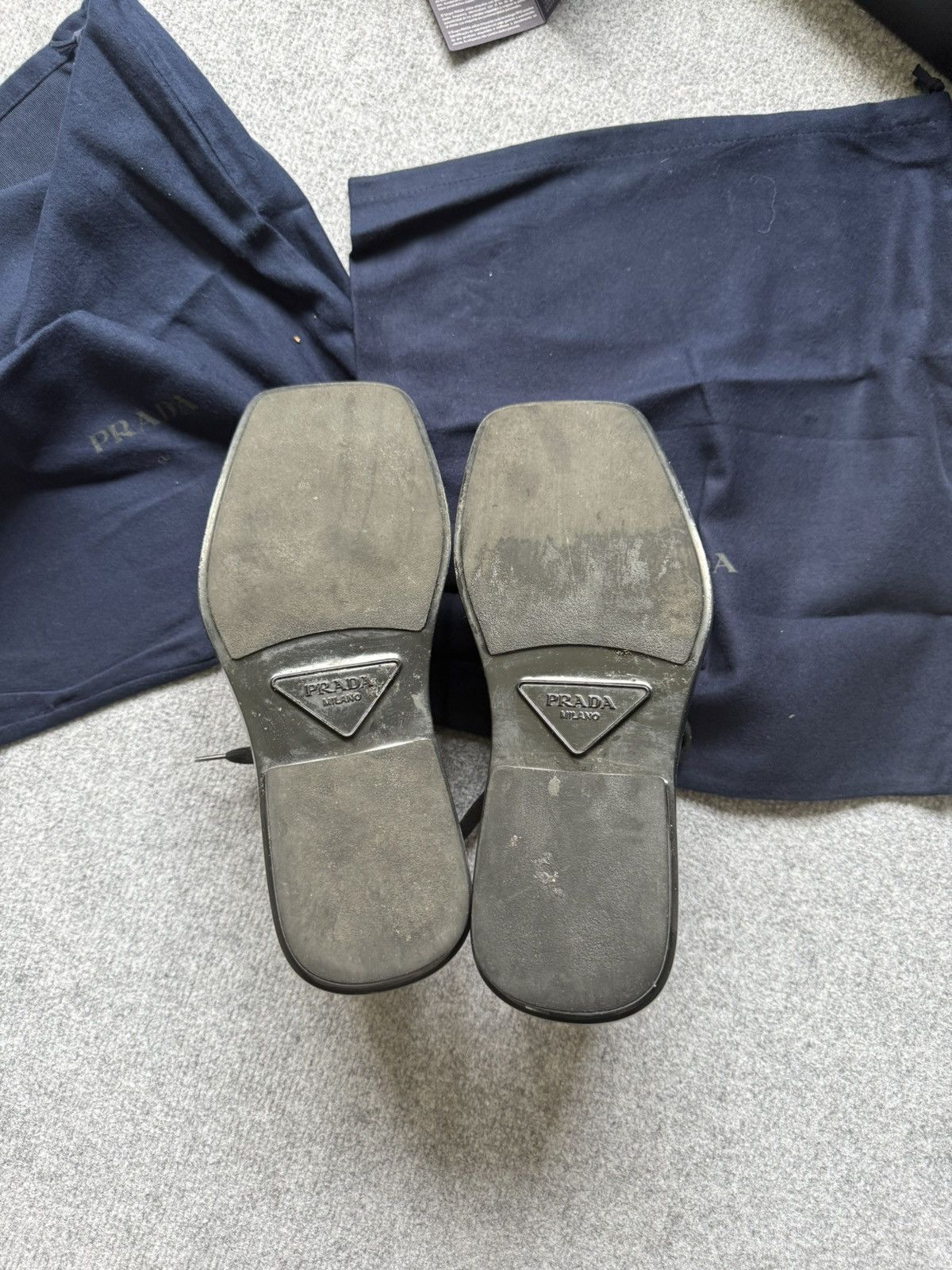Prada Brushed Leather Derby Size US 6.5 / EU 39-40 - 4 Thumbnail