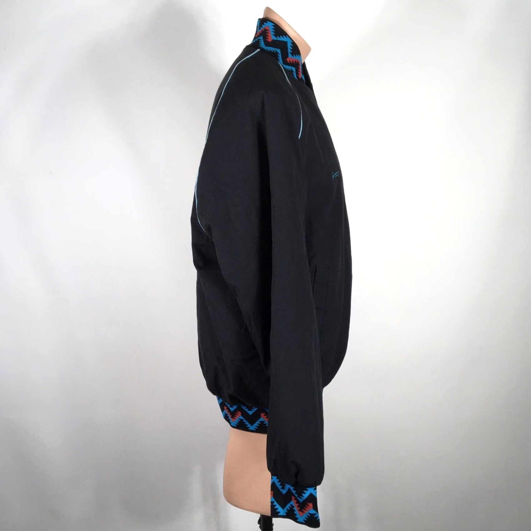 Vintage 90s Trailiner Trucking Jacket - Black - Aztec Tribal - Westark Size US XL / EU 56 / 4 - 5 Thumbnail
