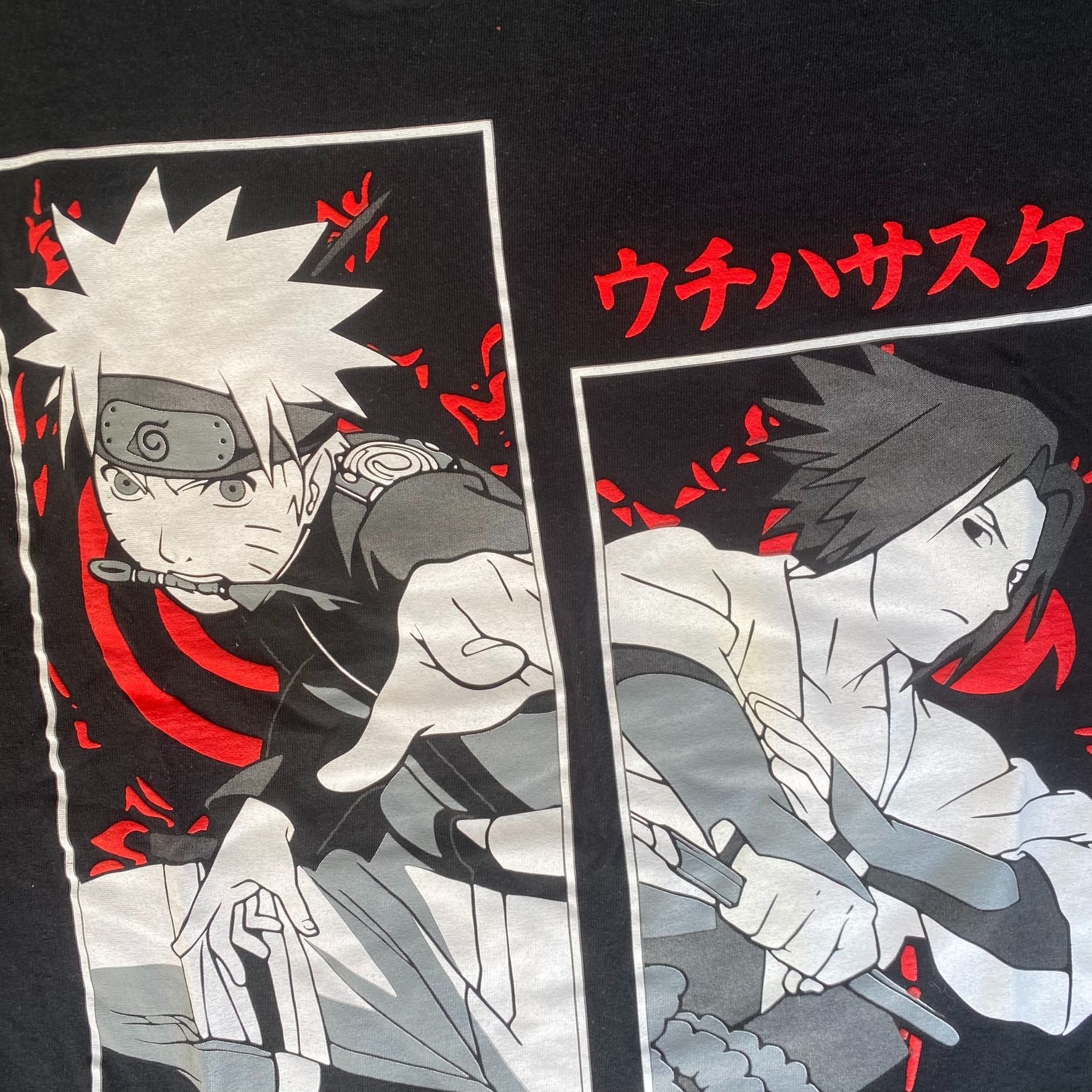 Japanese Brand Vintage Y2K Naruto Sasuke Shirt Emo Punk Japan Anime Tee Size US M / EU 48-50 / 2 - 4 Thumbnail
