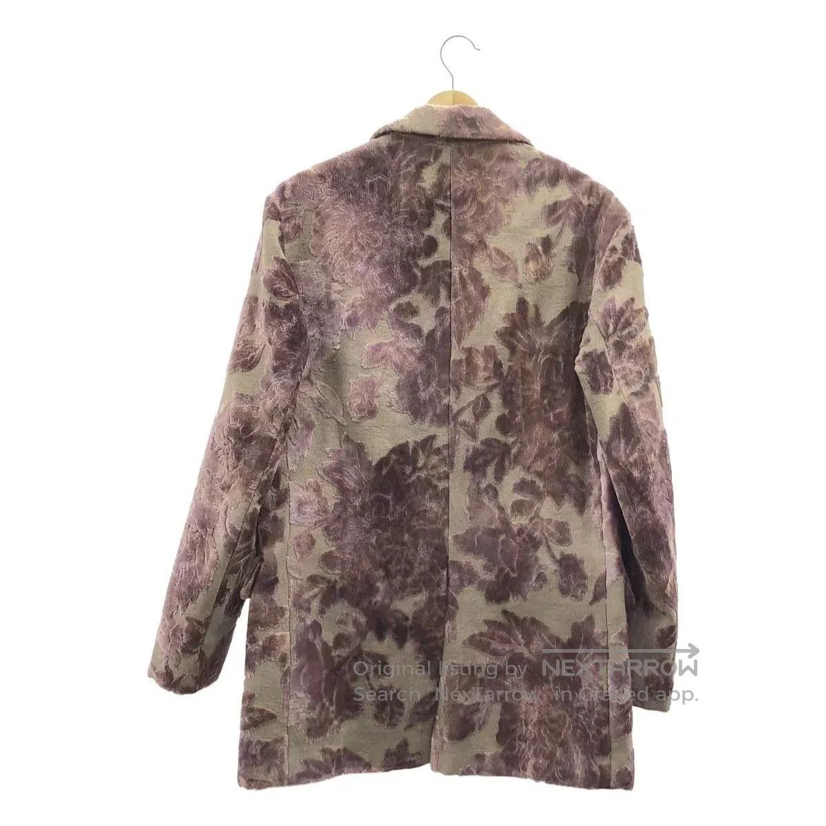 Dries Van Noten Dries Van Noten Purple Velvet Floral Jacket. Size XS / US 0-2 / IT 36-38 - 2 Thumbnail