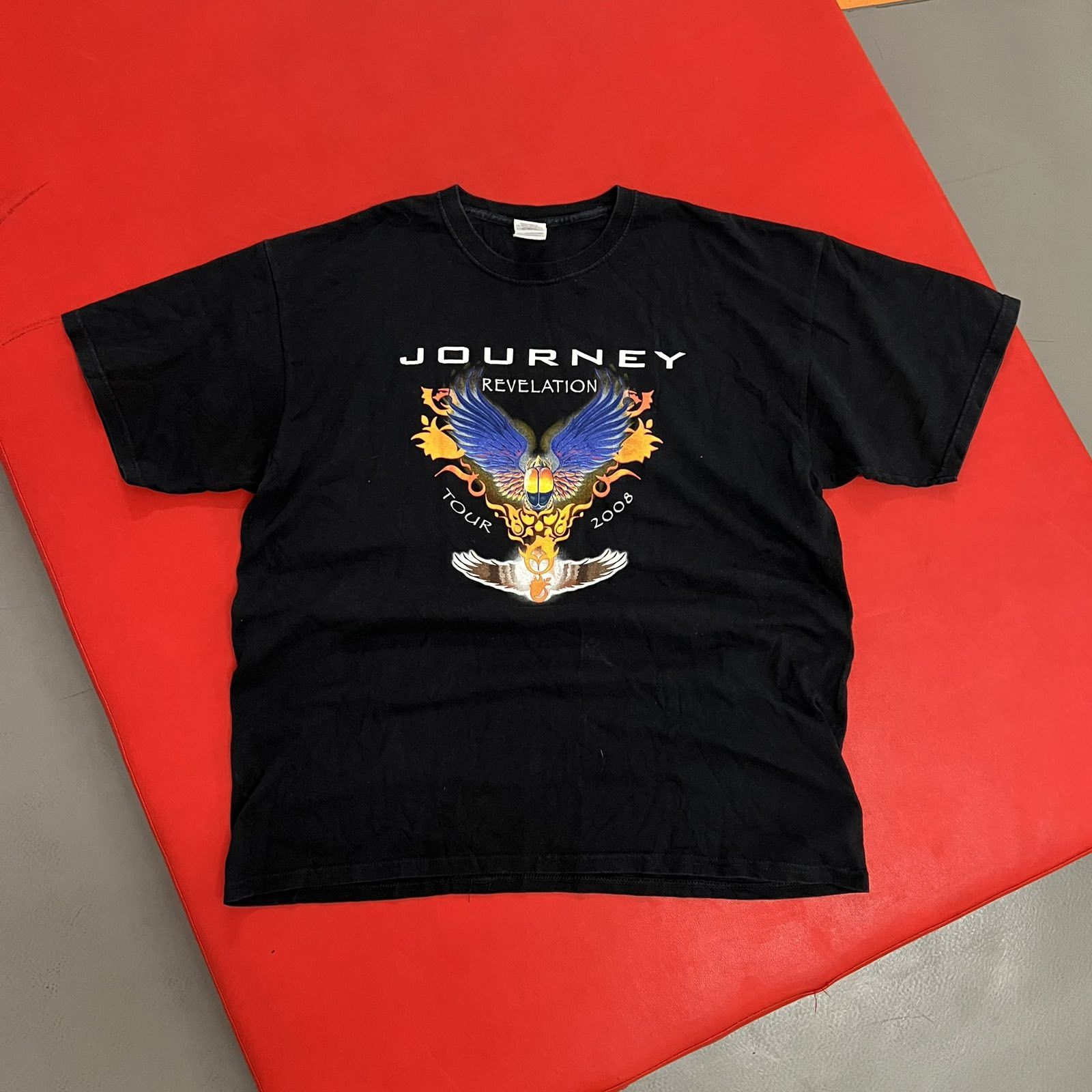 Band Tees Journey Revelation Tour 2008 T Shirt Black Sz XL Size US XL / EU 56 / 4 - 1 Thumbnail
