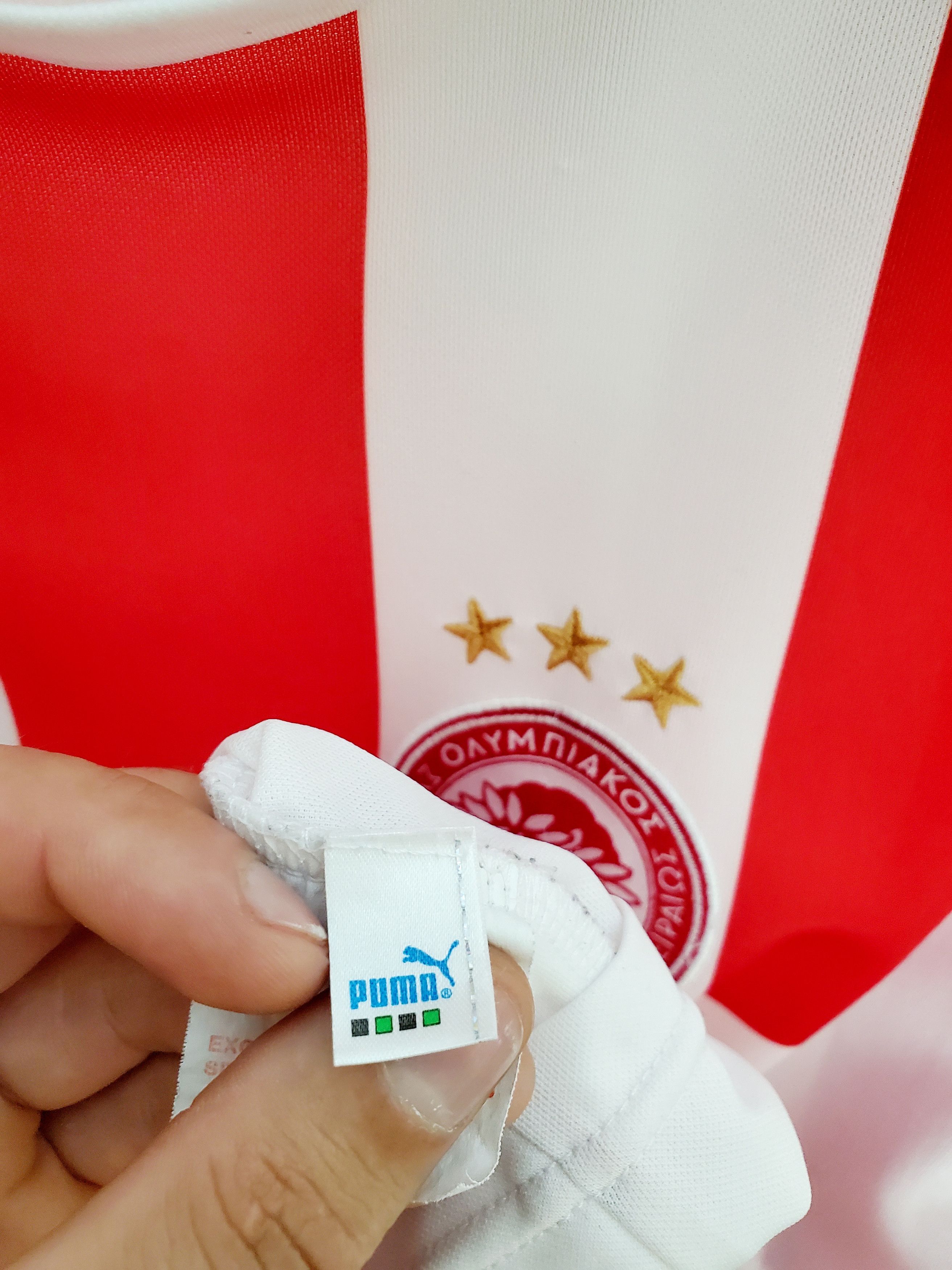 Puma OLYMPIACOS PIRAEUS 2006 2007 HOME JERSEY Xl perfect conditio Size US XL / EU 56 / 4 - 5 Thumbnail