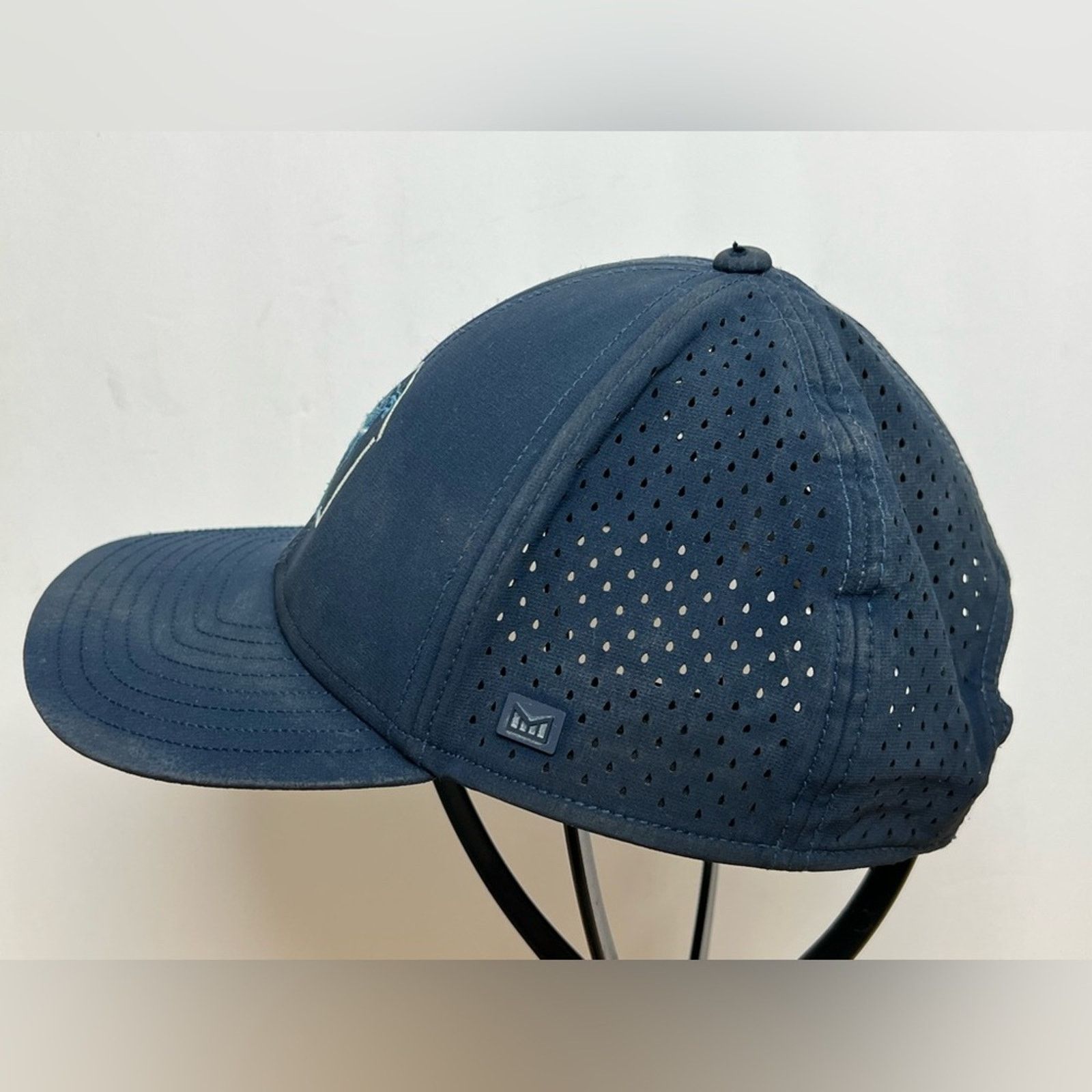 melin Melin A-Game Hydro Hat Water Resistant Cap Navy Dog Logo Size ONE SIZE - 6 Thumbnail