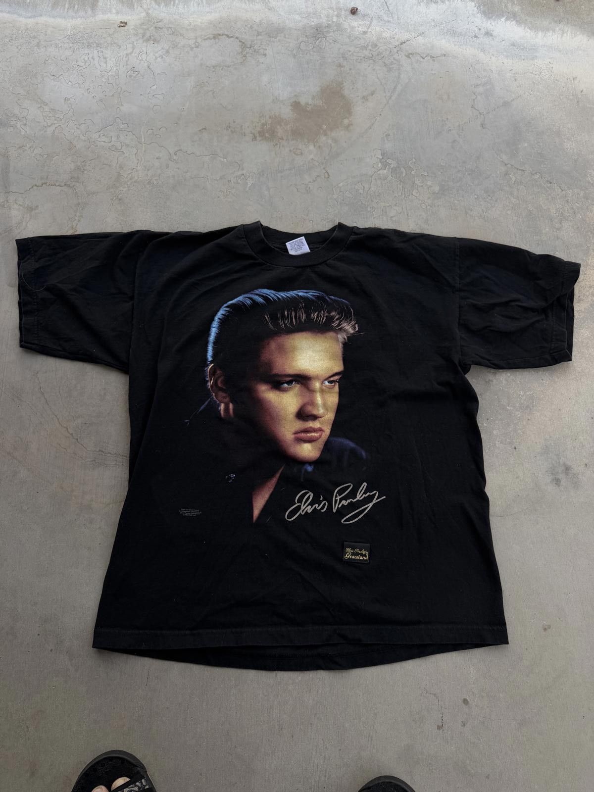Other Vintage 1996 Elvis Presley Big Print T-Shirt – Graceland XL Size US XL / EU 56 / 4 - 1 Thumbnail