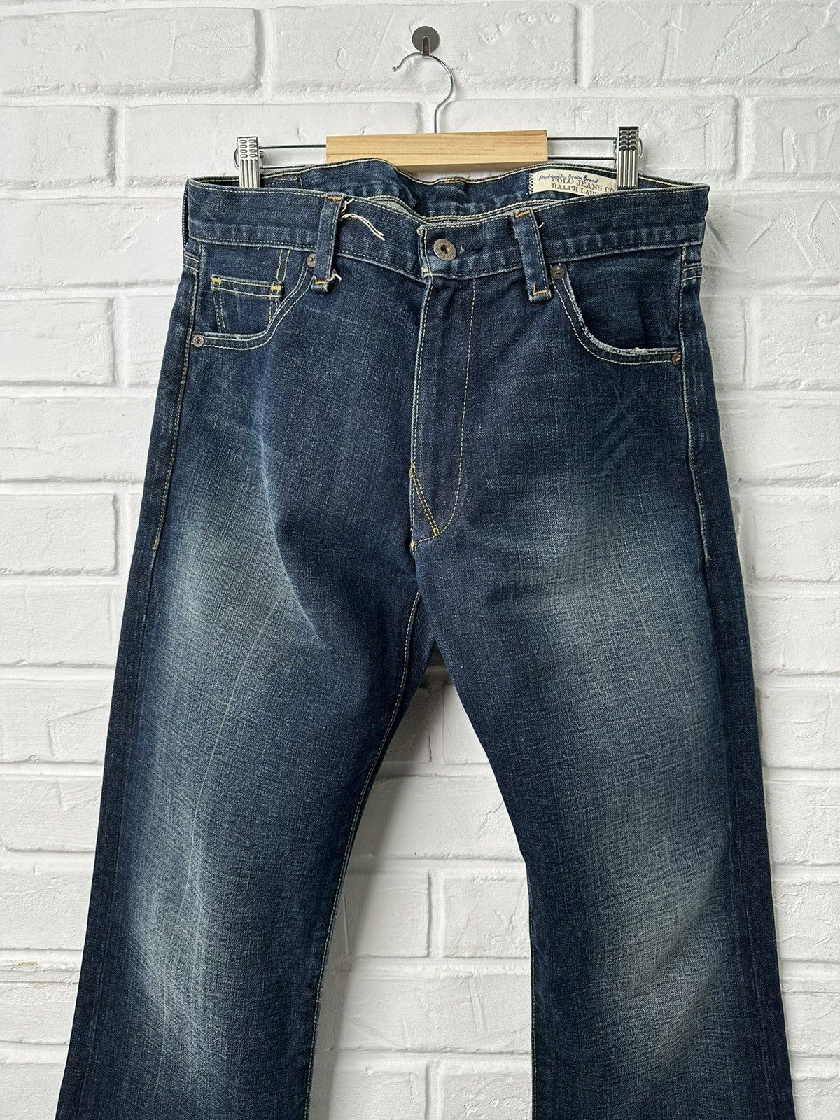 Polo Ralph Lauren × Ralph Lauren × Vintage Vintage Polo Ralph Lauren Flared Jeans Size US 32 / EU 48 - 6 Thumbnail