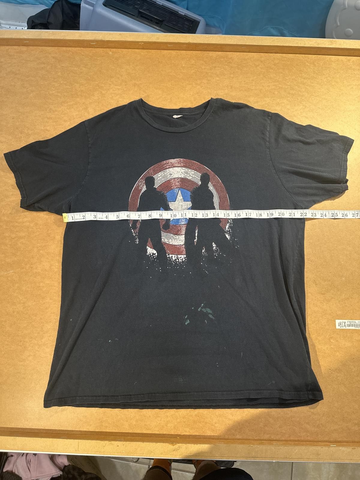 Marvel Comics Captain America x Winter Soldier Shield Logo Men's Large Size ONE SIZE - 2 Thumbnail