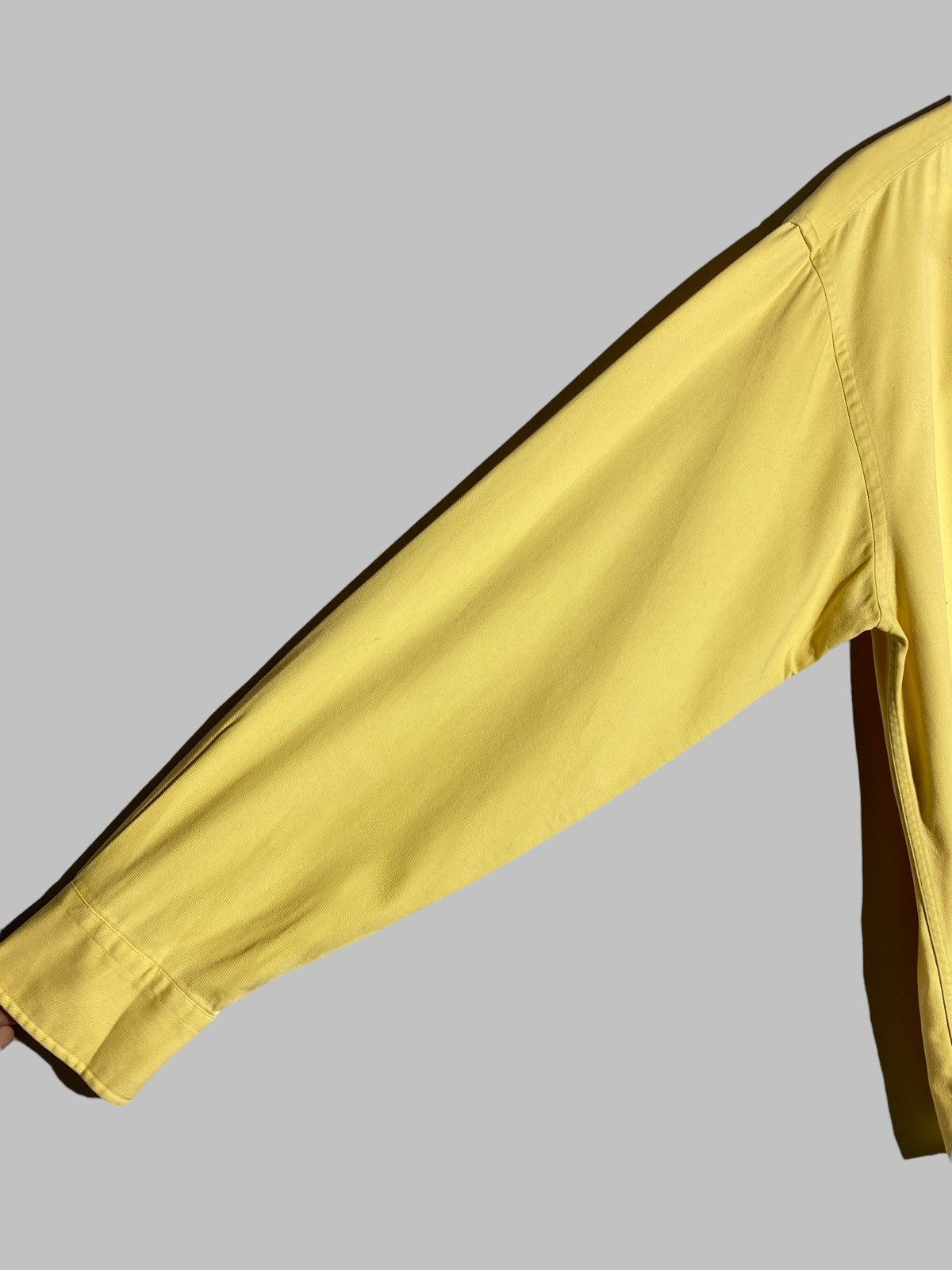Yves Saint Laurent 🔥 Y2K SAINT LAURENT YSL YELLOW SHIRT RARE JEANS LOGO VIBES Size US L / EU 52-54 / 3 - 9 Thumbnail
