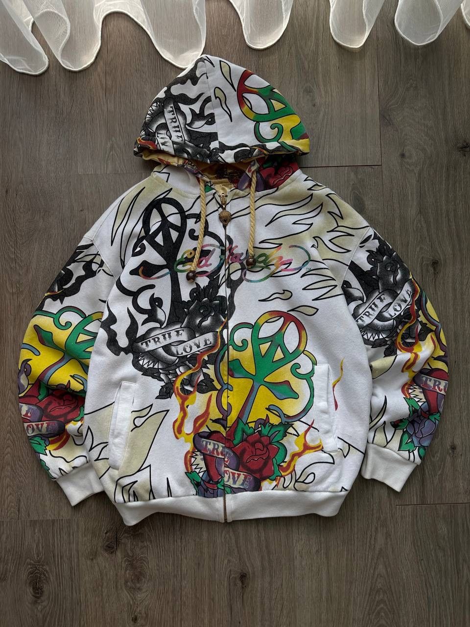 Christian Audigier × Ed Hardy × Vintage Vintage Ed Hardy Christian Audigier Hoodie Size US L / EU 52-54 / 3 - 8 Thumbnail