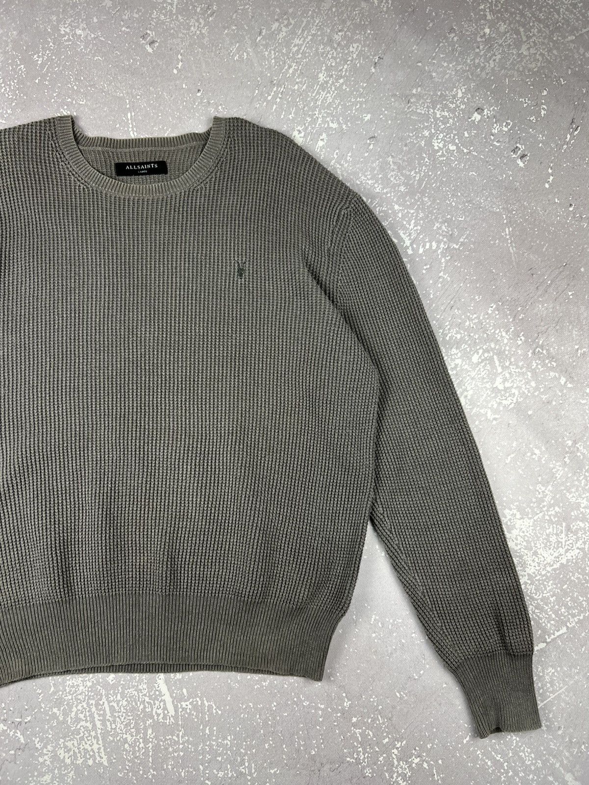 Allsaints Allsaints Trias Crew Heavy Knit Cotton Sweater Size US L / EU 52-54 / 3 - 2 Thumbnail