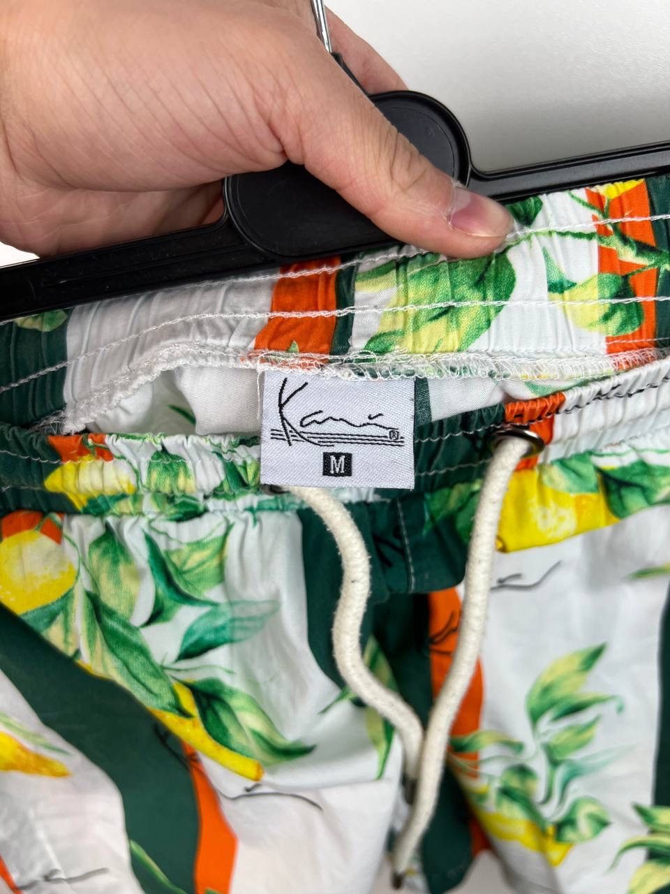 Vintage Karl Kani streetwear lemon shorts suze M/32 Size US 32 / EU 48 - 3 Thumbnail