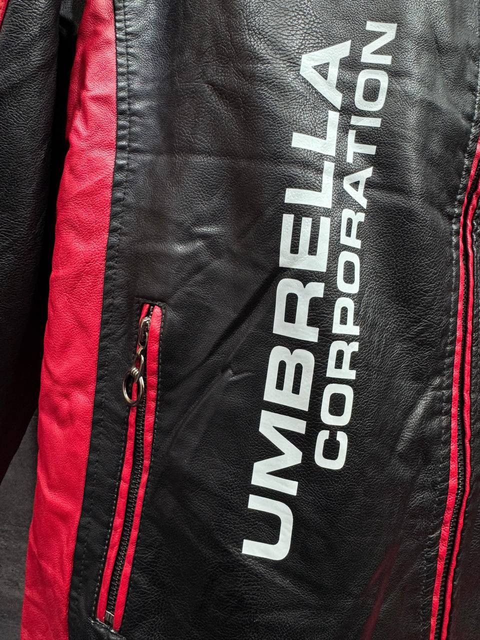 Other Faux Leather Resident Print Motorcycle Bomber Racing Jacket Size US XL / EU 56 / 4 - 8 Thumbnail