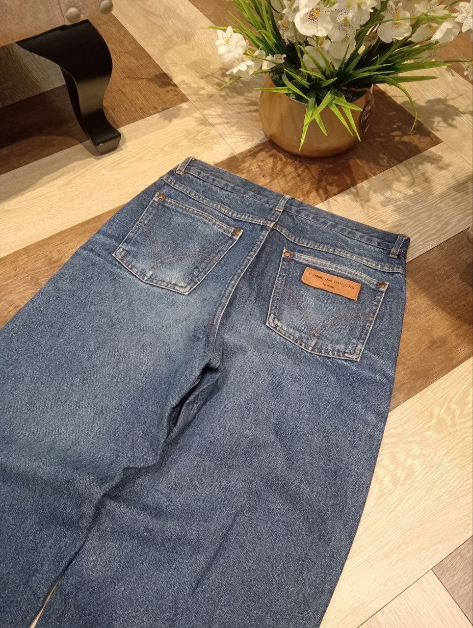 Comme des Garcons Homme VINTAGE COMME DES GARCONS HOMME BLUE DENIM PANTS Size US 29 - 9 Thumbnail