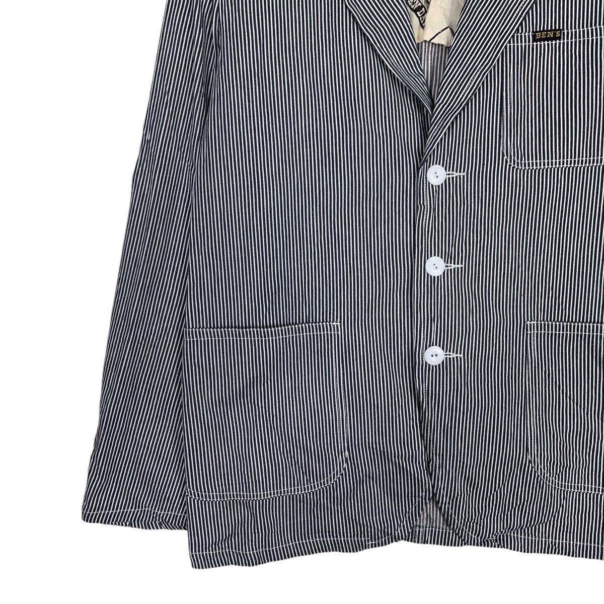Ben Davis BEN DAVIS Hickory Striped Casual Jacket #1077-C49 Size US M / EU 48-50 / 2 - 3 Thumbnail