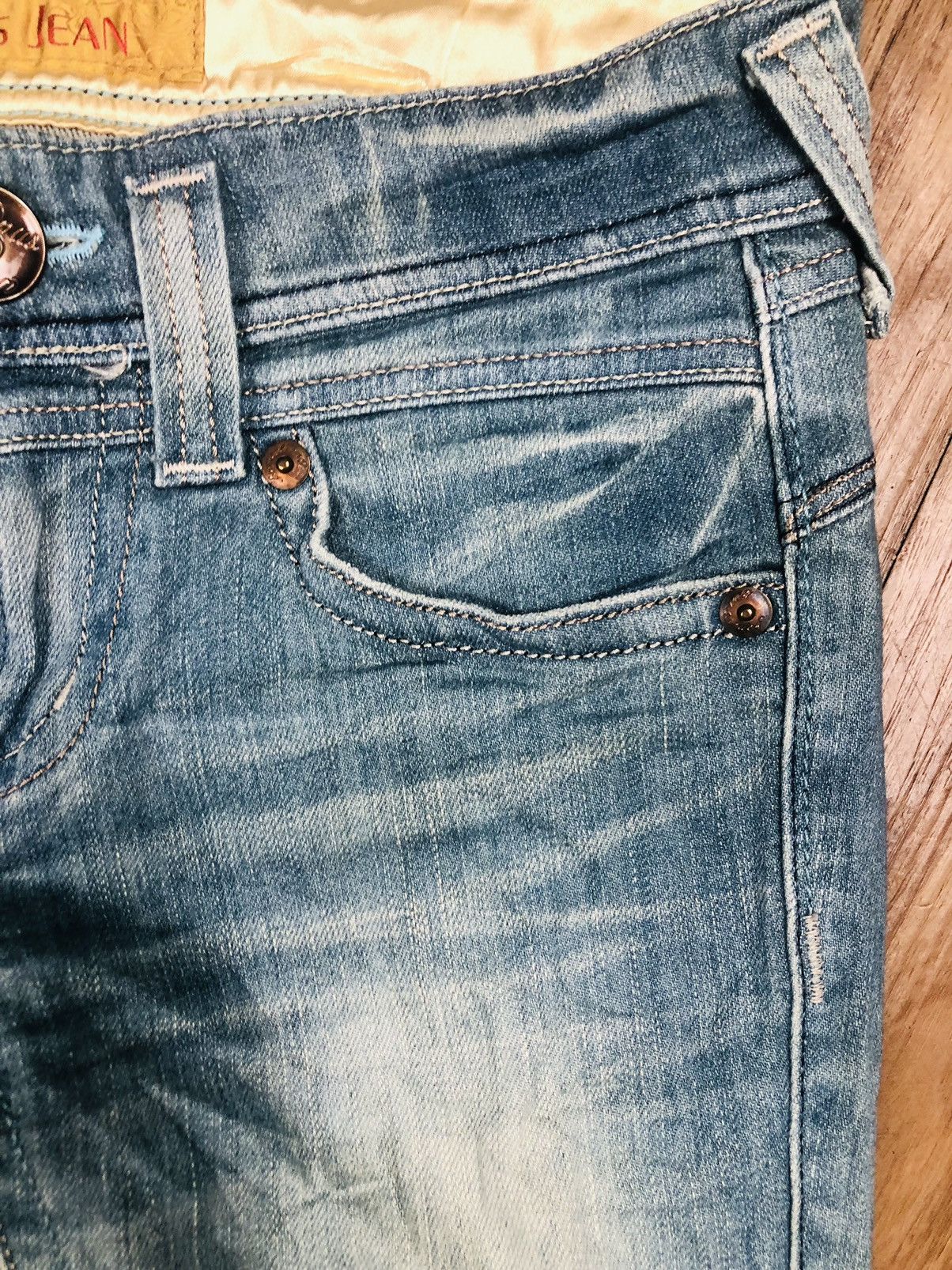 Edwin SOMETHING by EDWIN Women's Bootcut Denim Jeans (40) Size 30" / US 8 / IT 44 - 6 Thumbnail