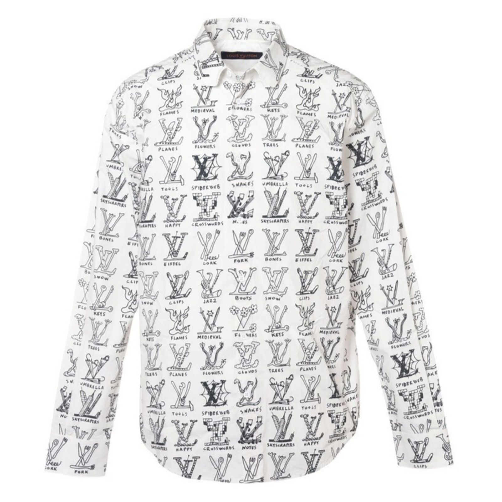 Louis Vuitton Louis Vuitton Placed Graphic Regular Long Sleeve Monogram Size US M / EU 48-50 / 2 - 3 Thumbnail