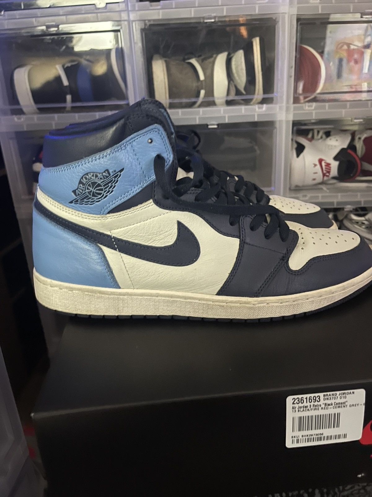Jordan Brand × Nike Air Jordan 1 High OG Obsidian Size 13 Size US 13 / EU 46 - 2 Thumbnail