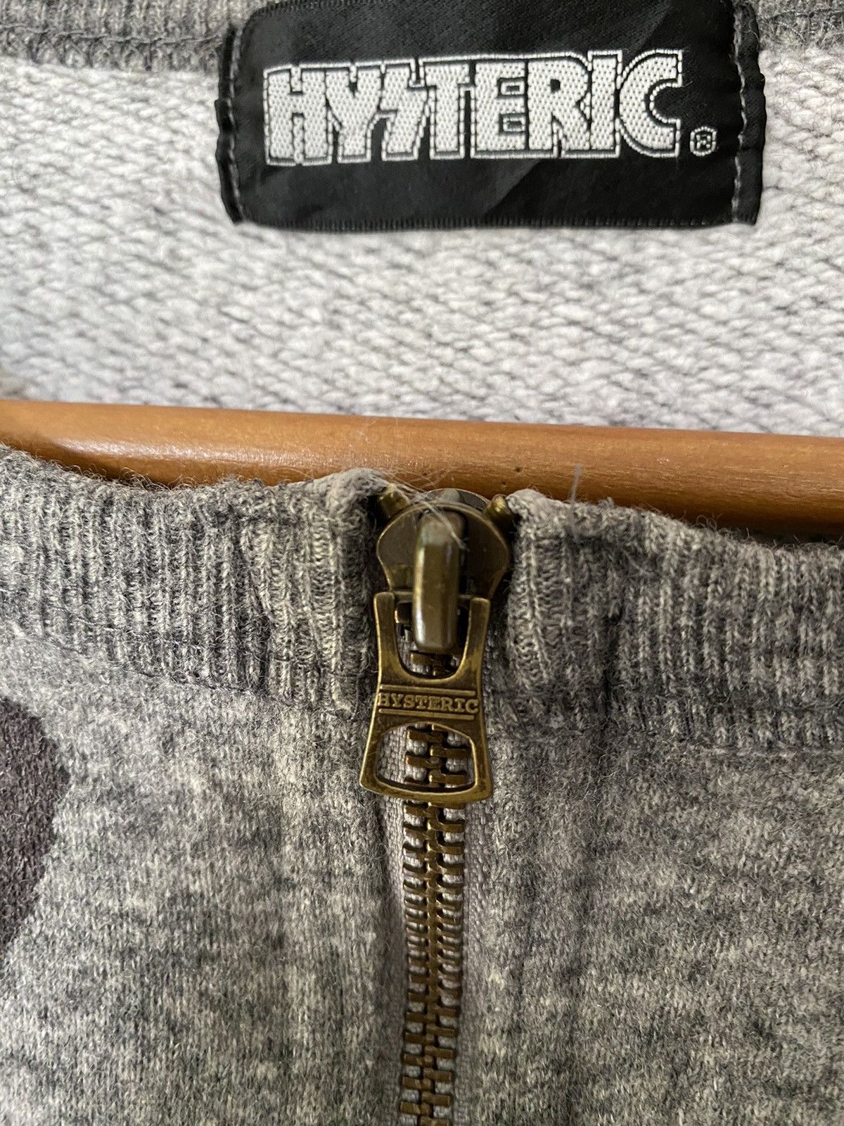 Hysteric Glamour 1990s Hysteric Wool blend Zipper rare chocolate milk Size US M / EU 48-50 / 2 - 8 Thumbnail