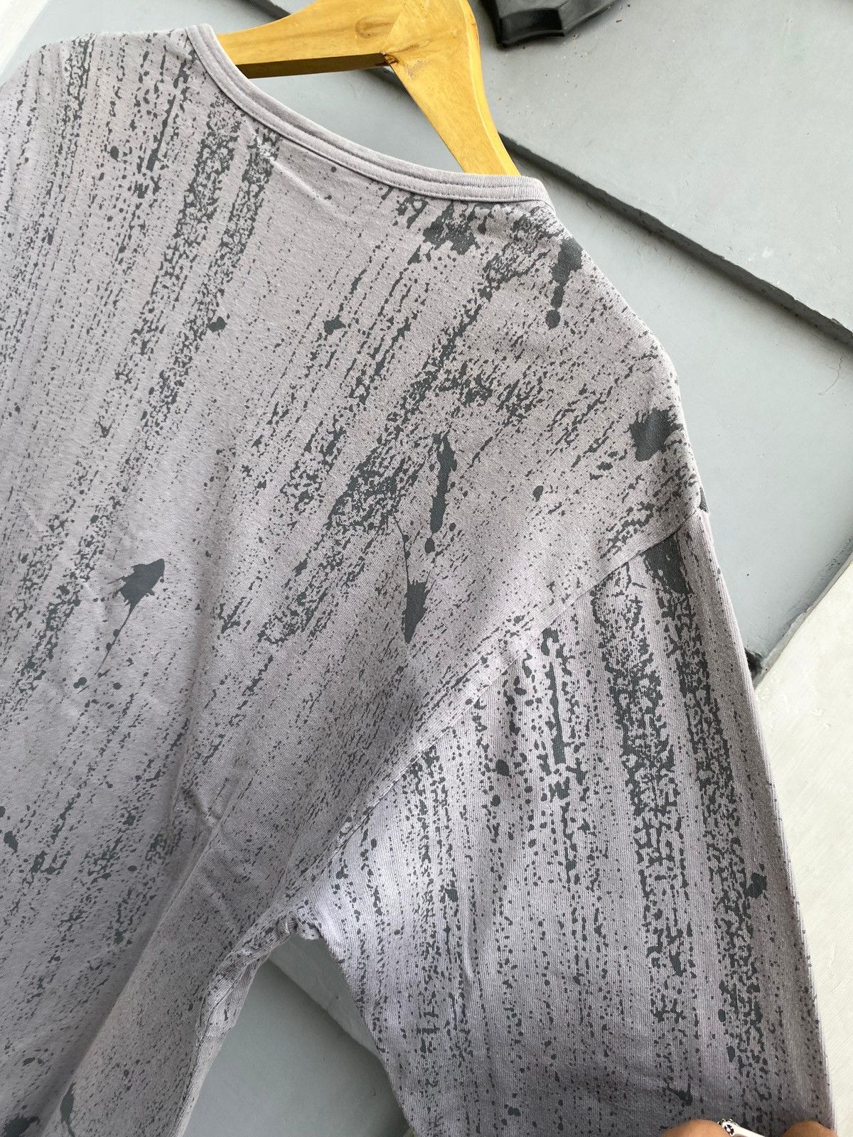If Six Was Nine BADGER Y2K Grunge Graphic Long Sleeve Distressed Print Tee Size US L / EU 52-54 / 3 - 13 Thumbnail
