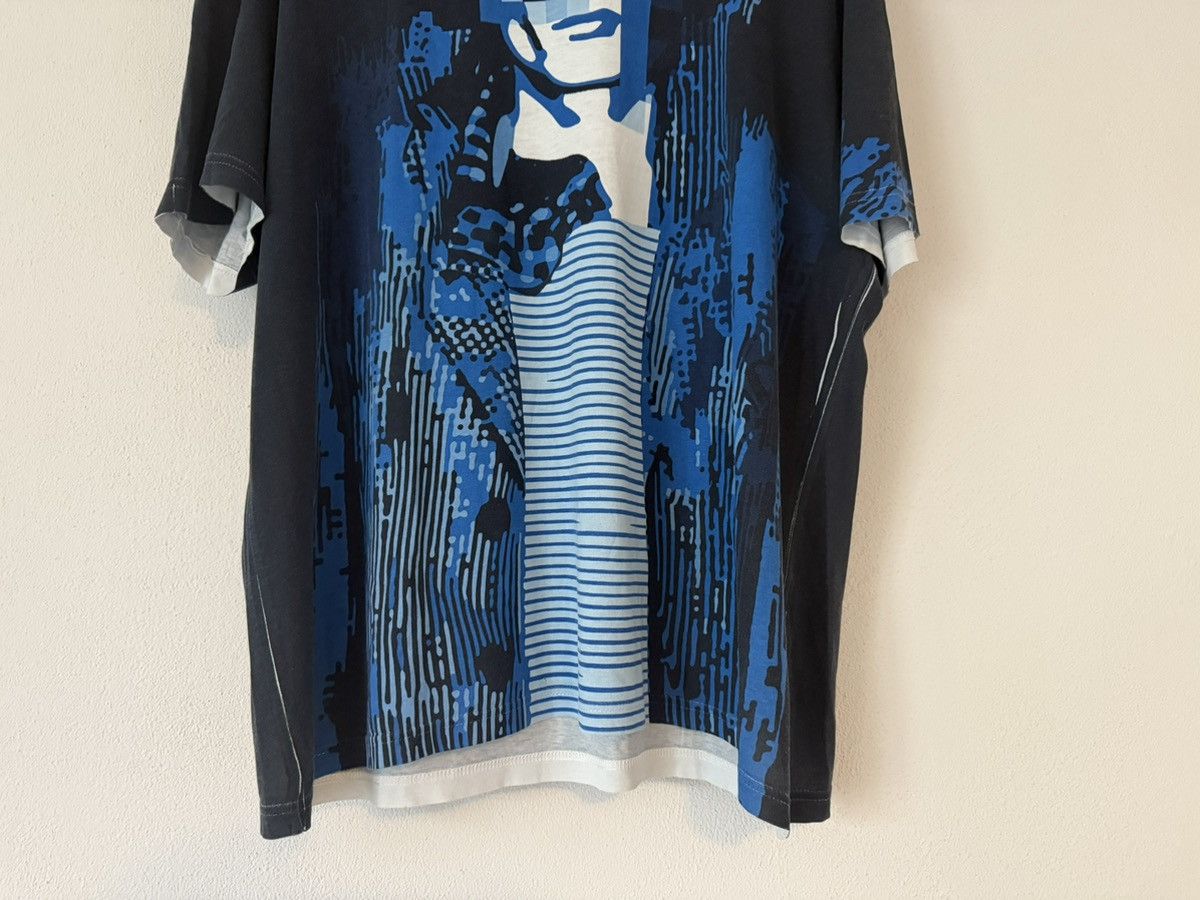 Prada Prada Graphic Cotton T-Shirt with Pixelated Portrait Size US XXL / EU 58 / 5 - 4 Thumbnail