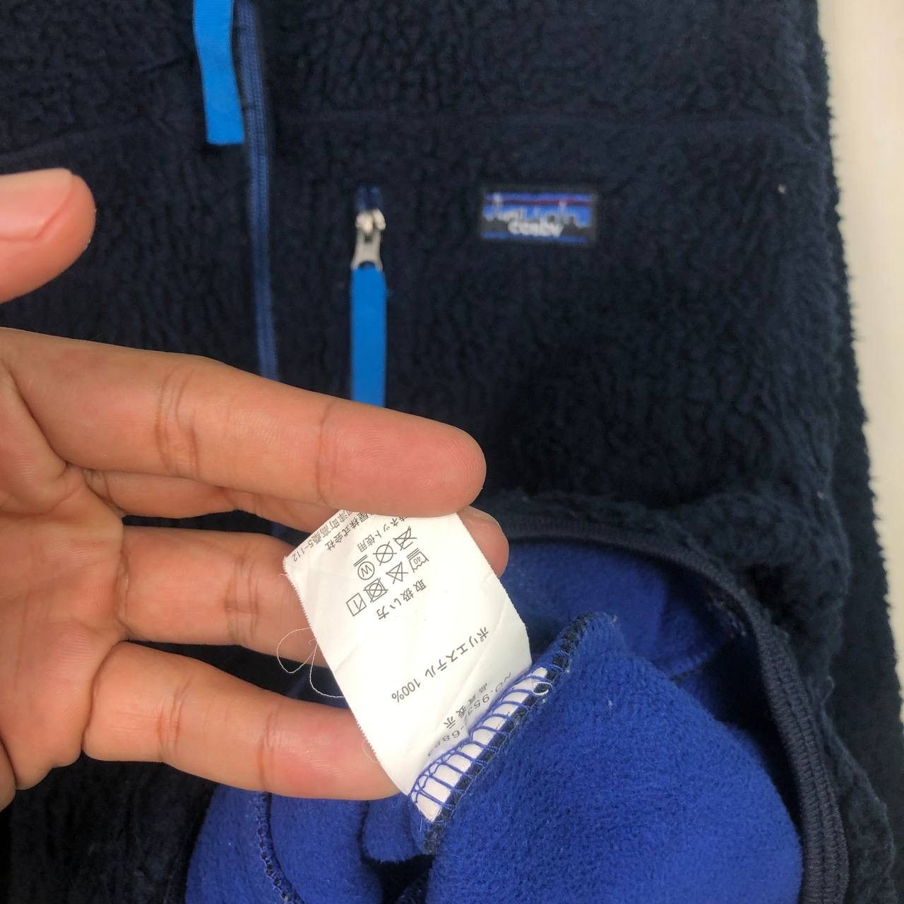 Vintage Vintage Cosby Blue Pile Fleece Sherpa Boa Jacket Sweater Size US M / EU 48-50 / 2 - 5 Thumbnail