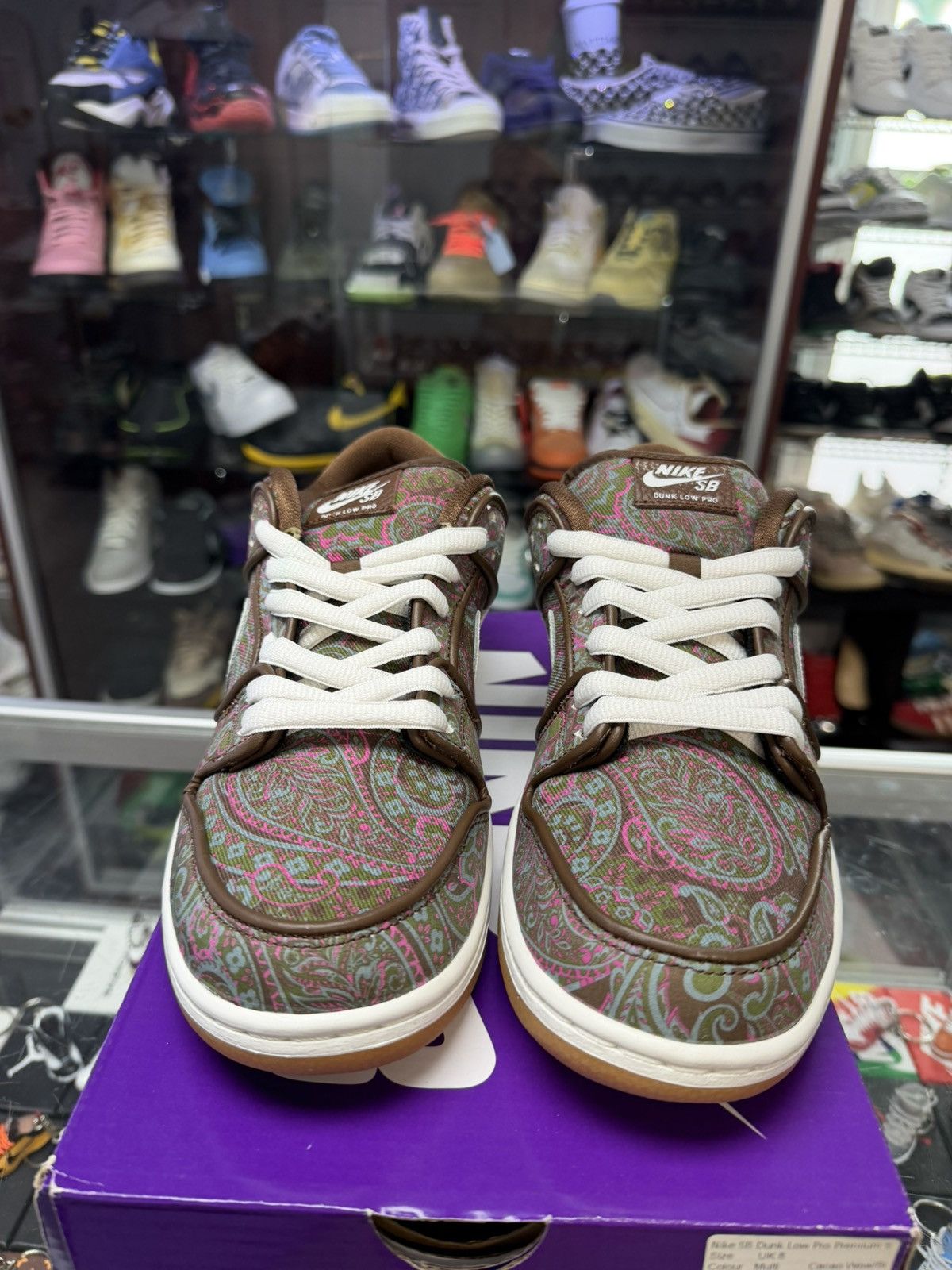 Nike Nike Dunk Low ‘Brown Paisley’ Size US 9 / EU 42 - 3 Thumbnail