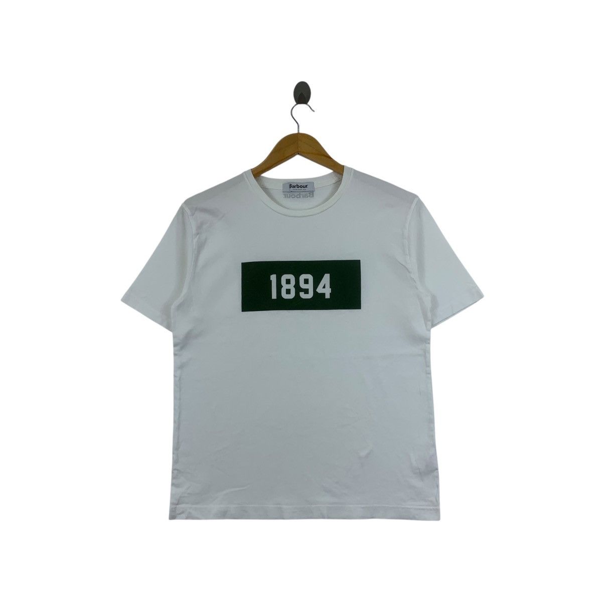 Barbour BARBOUR ENGLAND 1894 Box Logo Made In Japan Tee Shirt Size S / US 4 / IT 40 - 1 Thumbnail