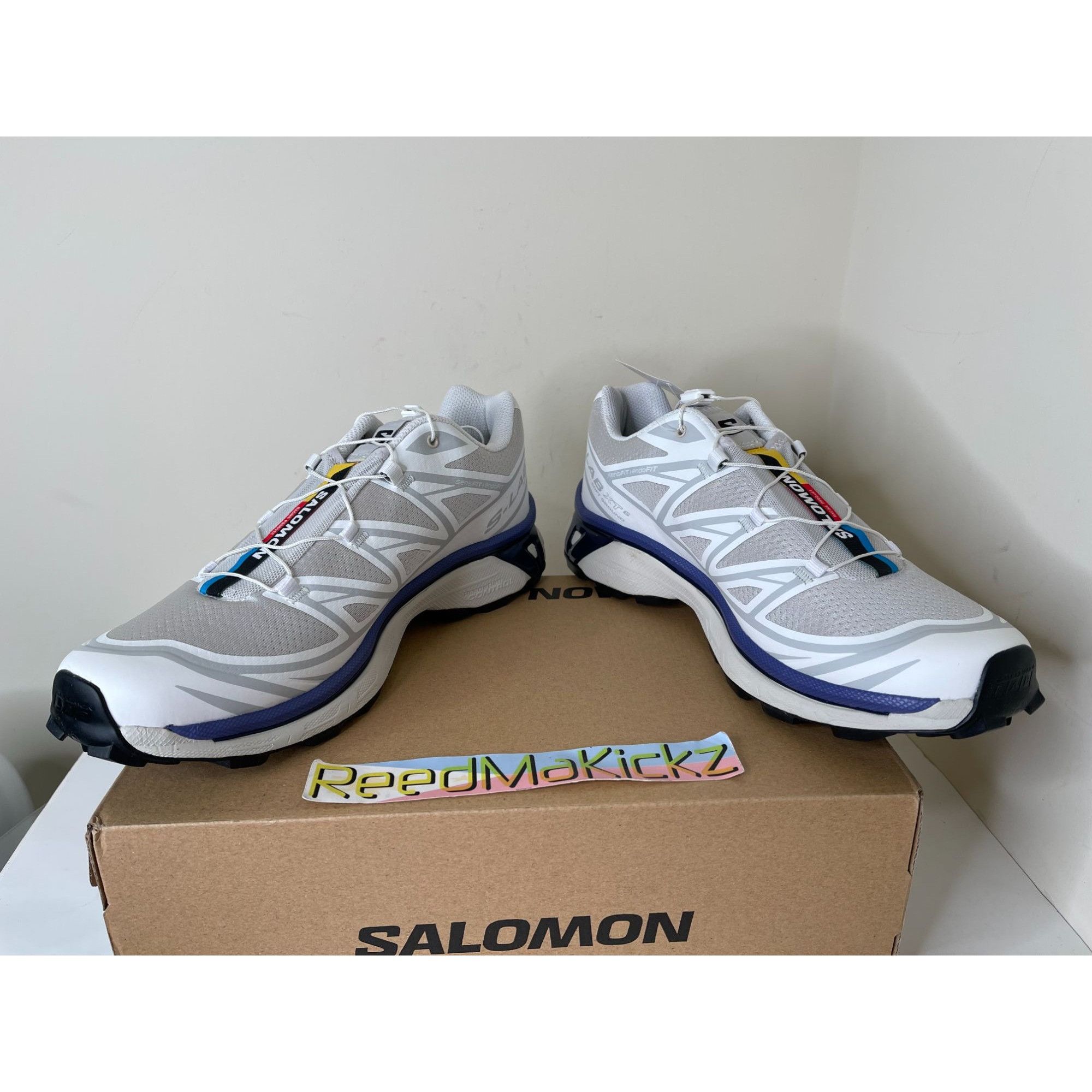 Salomon Salomon XT-6 White Lunar Rock Liberty Mens 11.5us Size US 11.5 / EU 44-45 - 4 Thumbnail