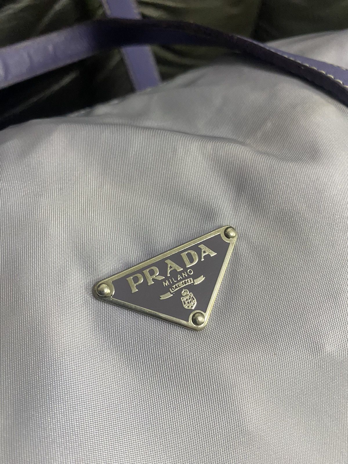 Prada Authentic Prada Tessuto Nyalon Boston Hand Bag Size ONE SIZE - 9 Thumbnail