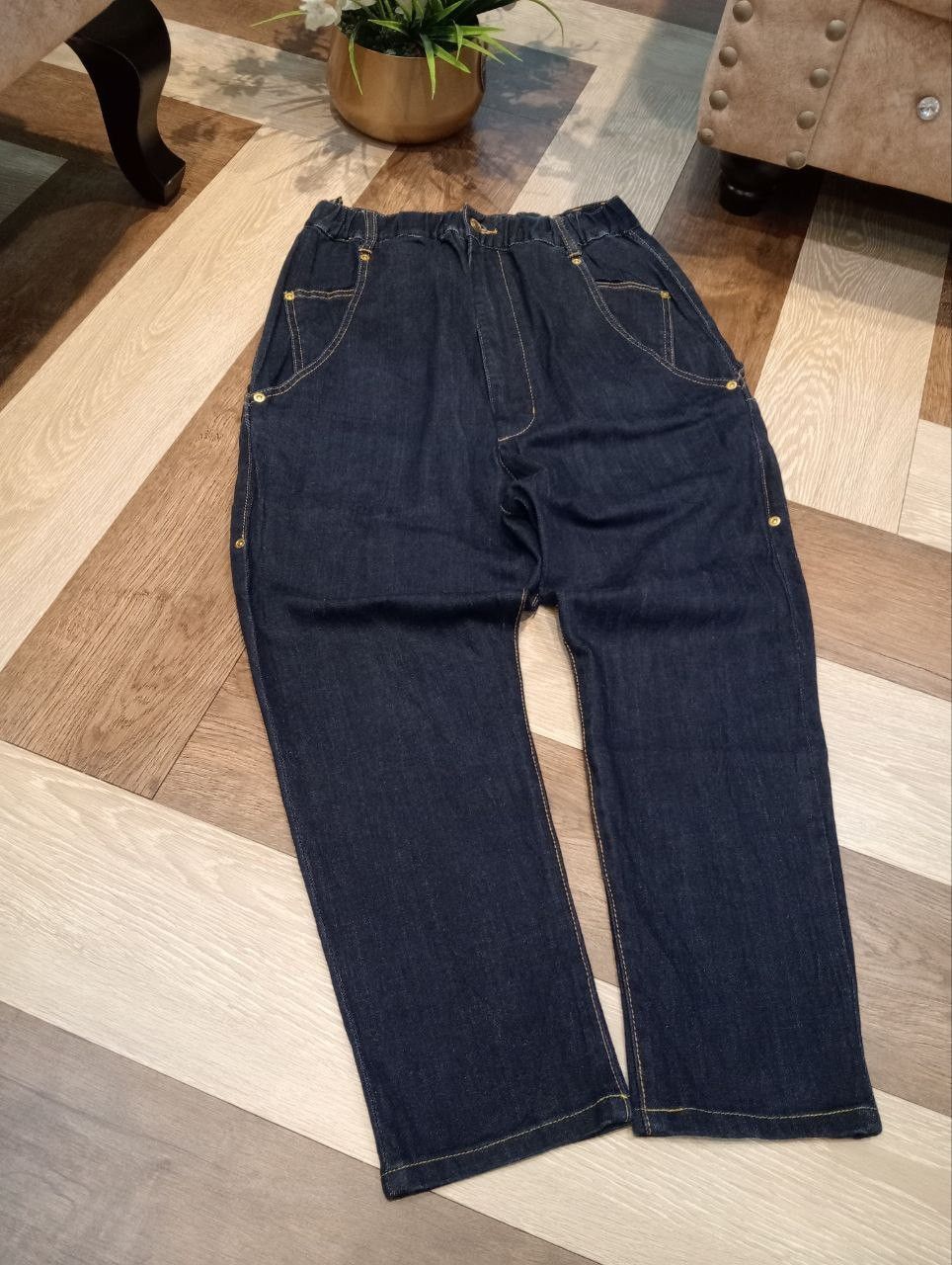 mercibeaucoup VINTAGE MERCIBEAUCOUP ISSEY MIYAKE DROP CROTCH INDIGO PANTS Size 28" / US 6 / IT 42 - 3 Thumbnail