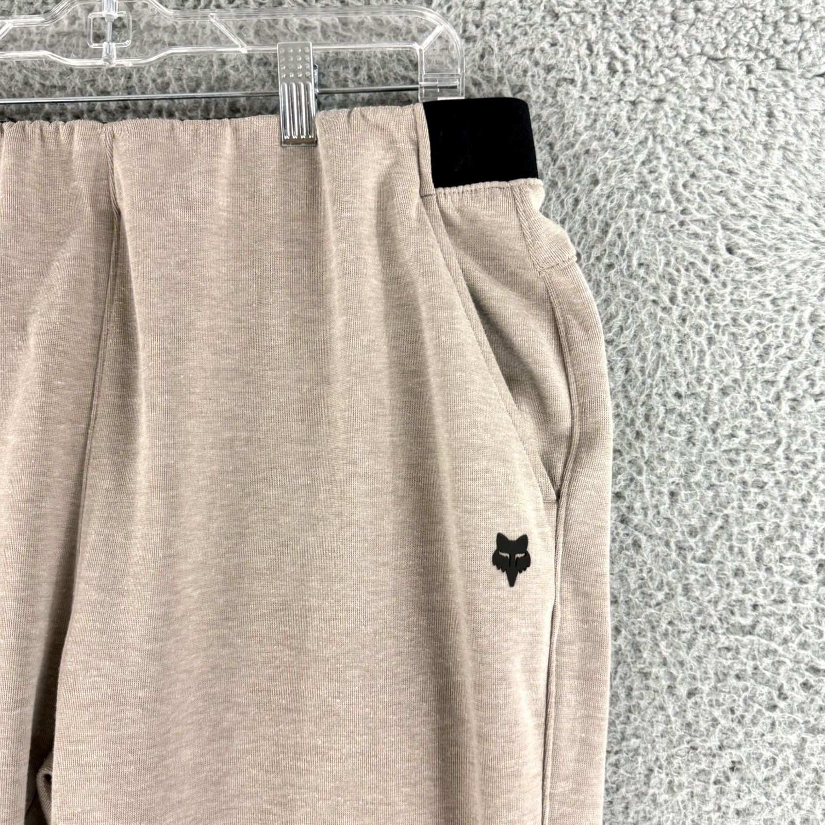 Fox Racing FOX Racing Joggers Mens XL Tan Heather Elastic Waist Tapered Sweatpants Size US 36 / EU 52 - 2 Thumbnail