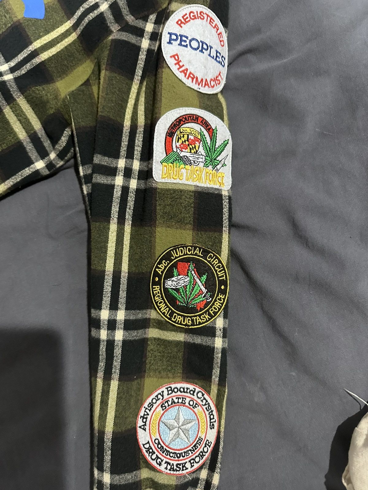 Advisory Board Crystals Narc Flannel Shirt Size US M / EU 48-50 / 2 - 2 Thumbnail