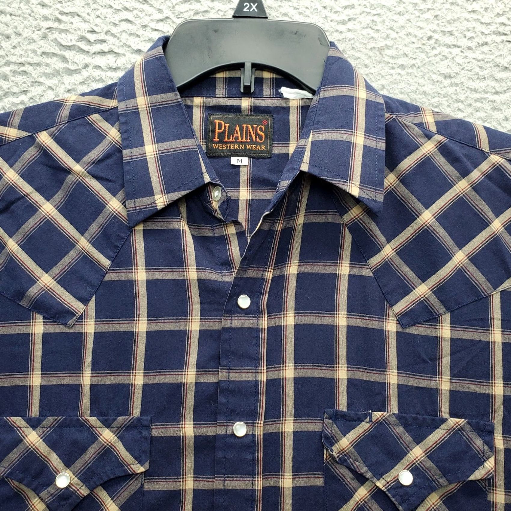 Vintage Plains Western Wear Shirt Mens M Multi Plaid Long Sleeve Button-Down Pearl Snap Size US M / EU 48-50 / 2 - 6 Thumbnail