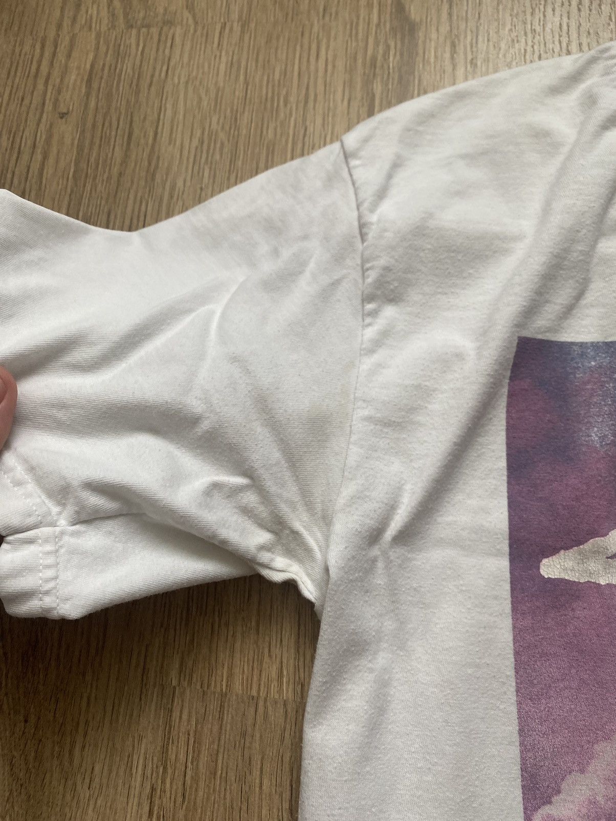 Stussy × Vintage Vintage Stussy Y2K big logo tee shirt rare Sakura! Size US M / EU 48-50 / 2 - 8 Thumbnail