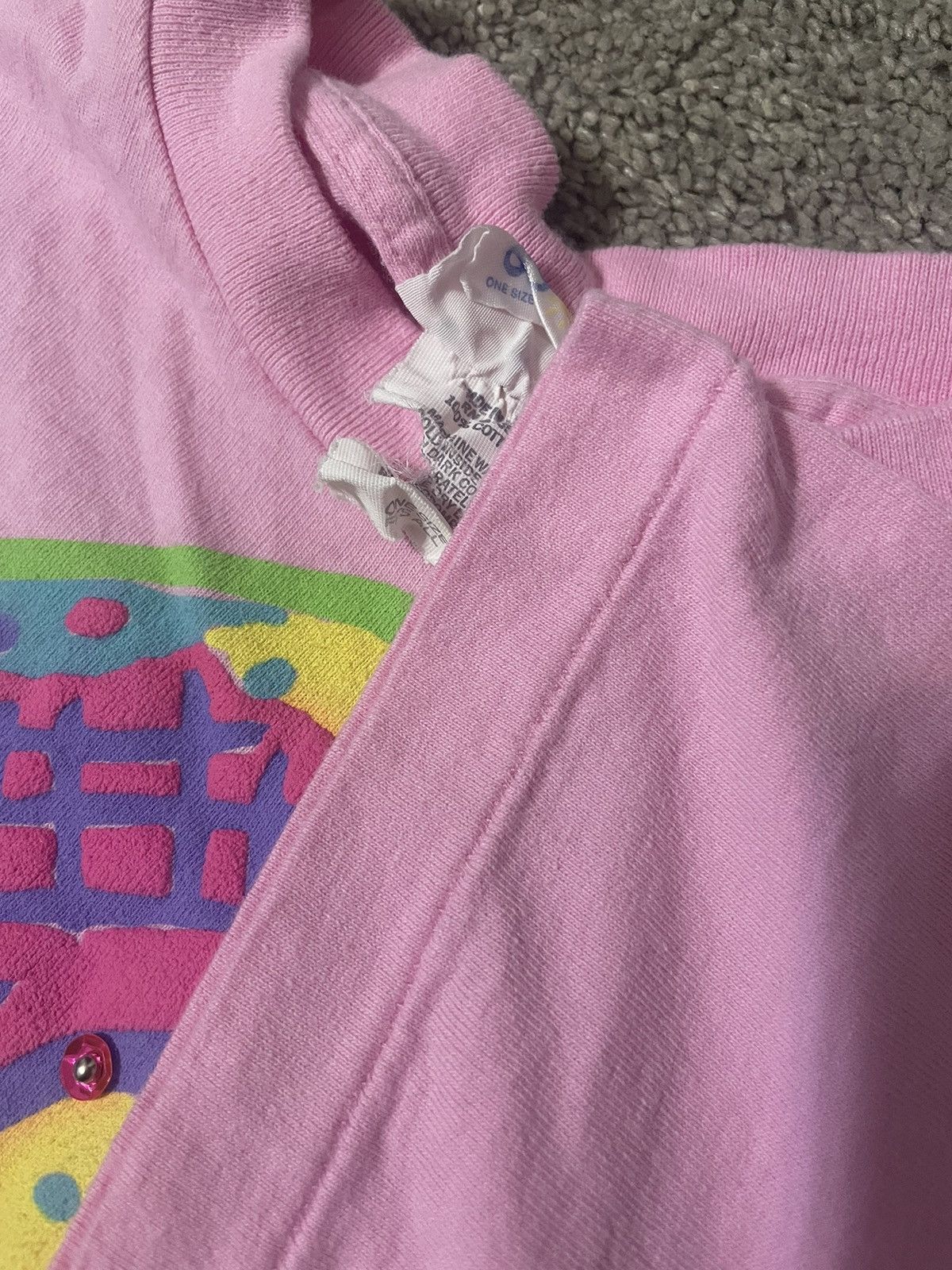 Other Vintage 90s Fish T Shirt One Size Single Stitch Made In USA Size ONE SIZE - 3 Thumbnail