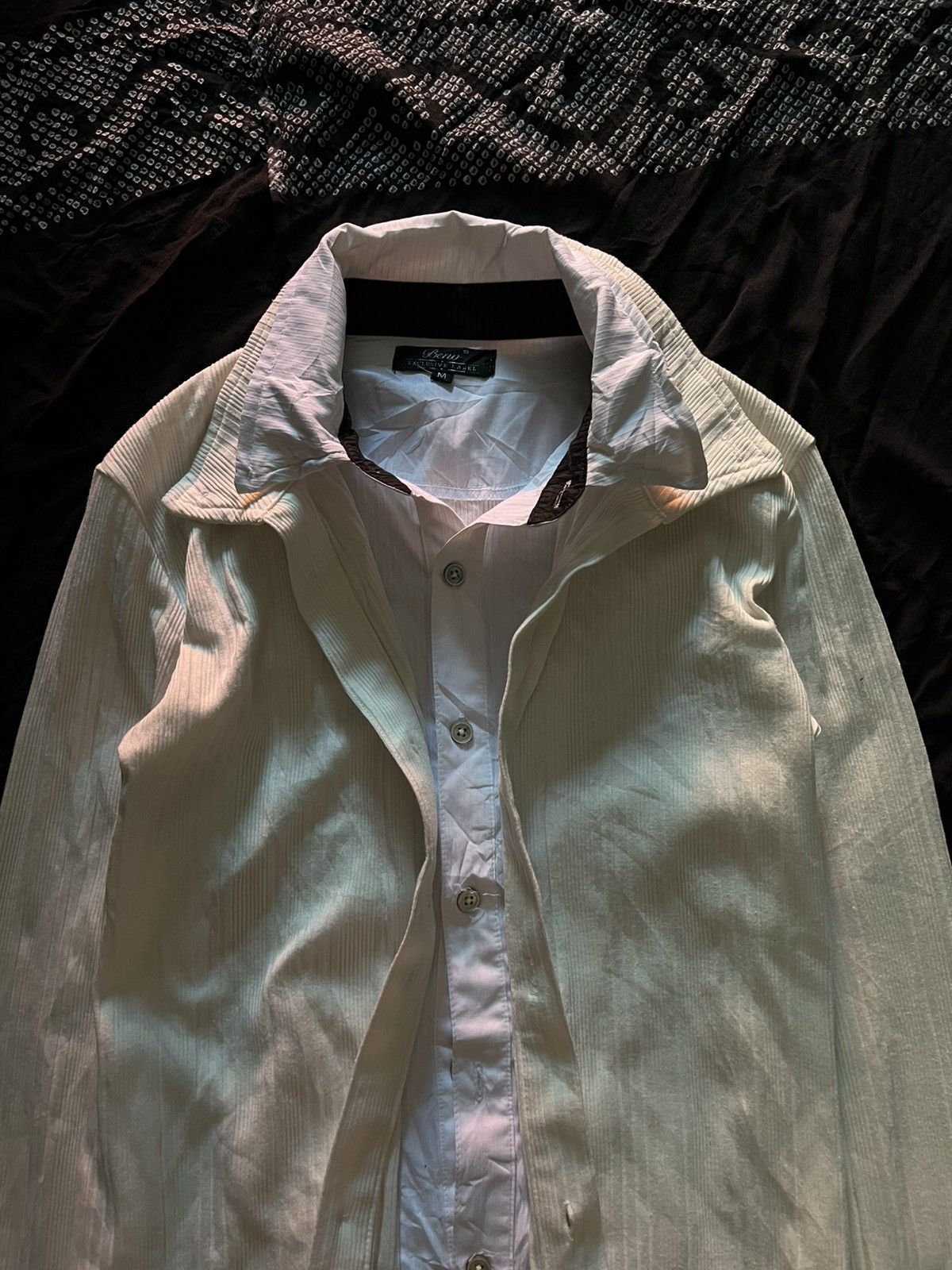 Le Grande Bleu (L.G.B.) 2000s beno double layers button shirts Size US M / EU 48-50 / 2 - 3 Thumbnail