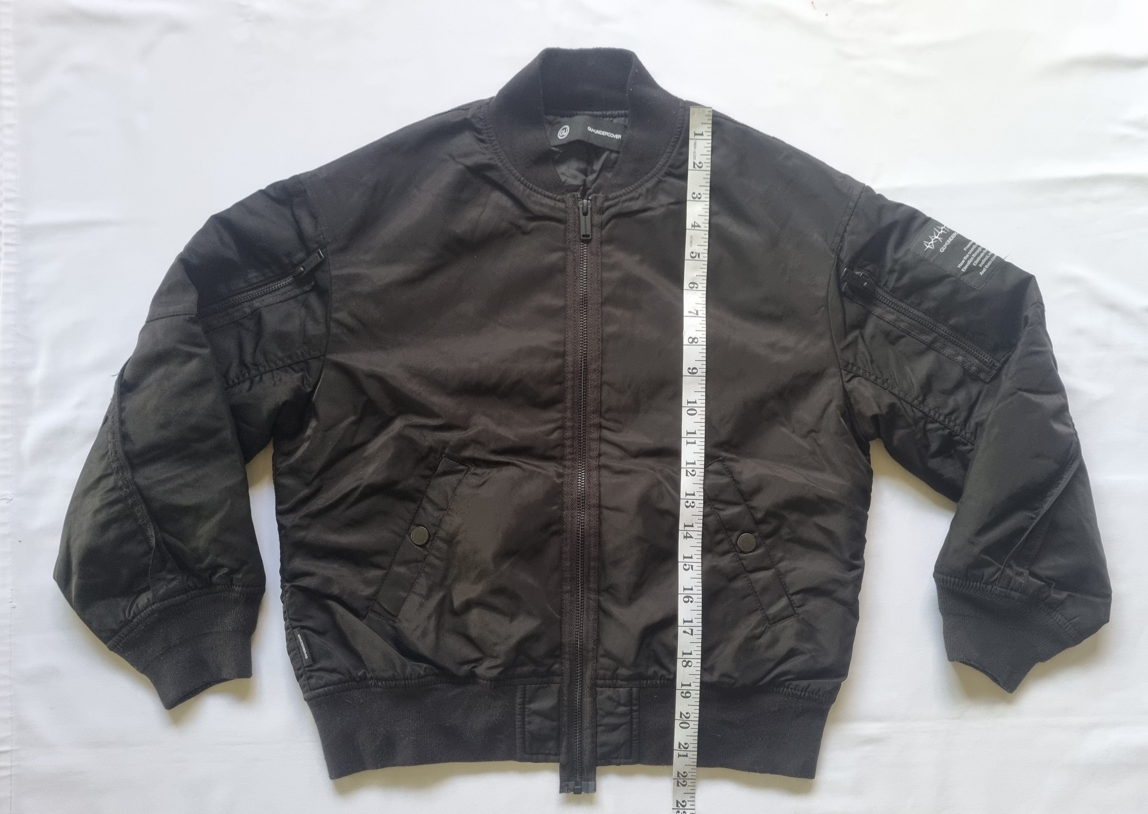 Japanese Brand × Jun Takahashi × Undercover Undercover X GU Freedom Noise Boys Bomber Jacket Size US XXS / EU 40 - 5 Thumbnail