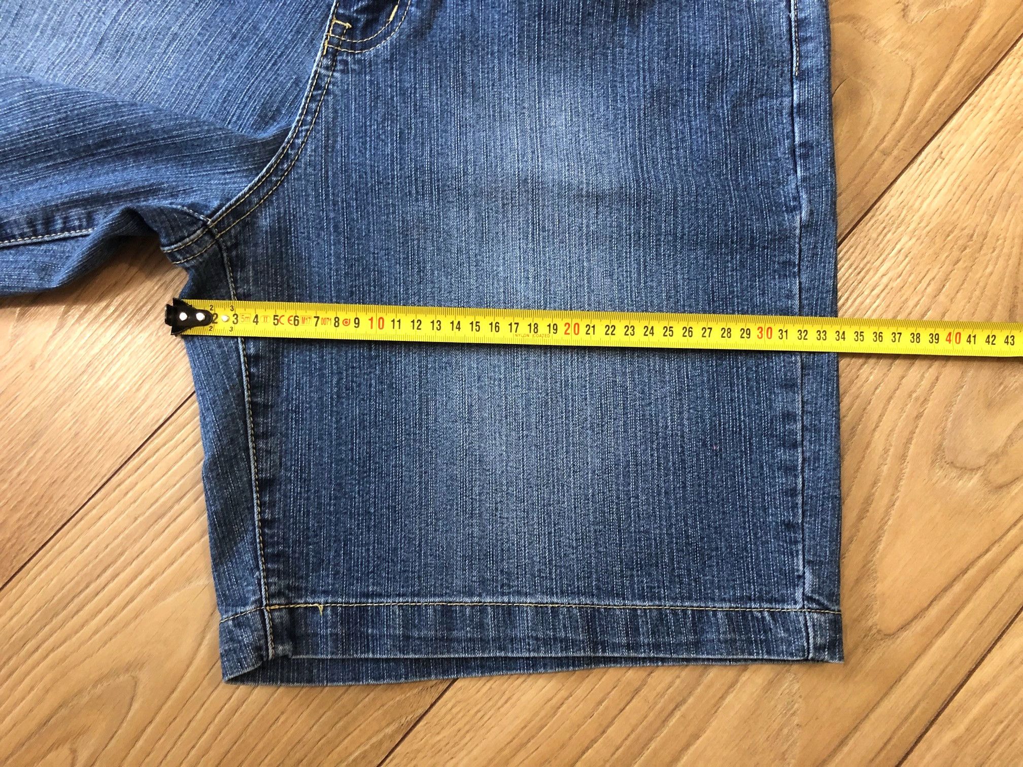 Other Women's denim shorts blue elastic size L/40 Marc Lauge Size 28" / US 6 / IT 42 - 5 Thumbnail