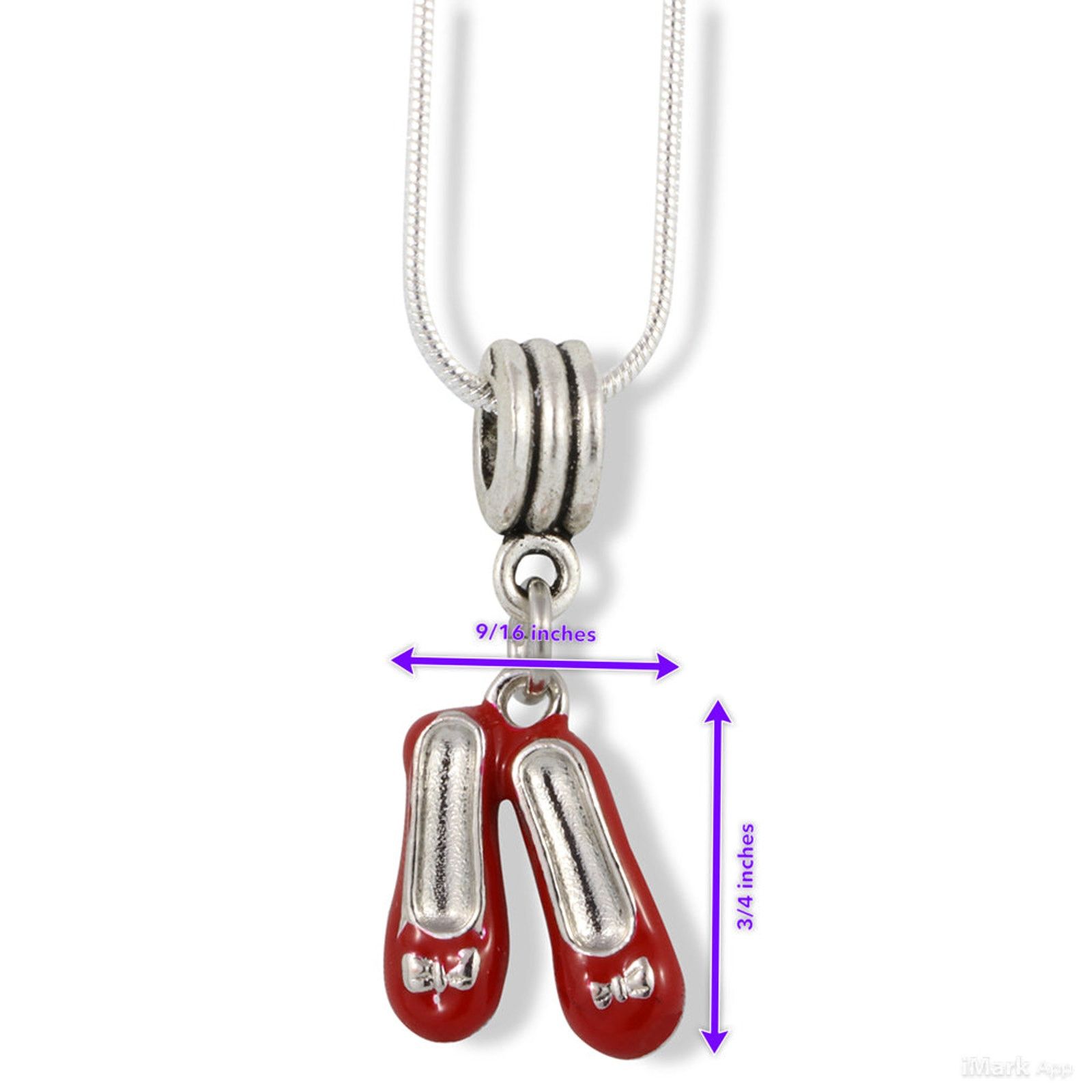 & Other Stories Wizard of Oz Necklace Ruby Red Slippers Charm Necklace Size ONE SIZE - 2 Thumbnail