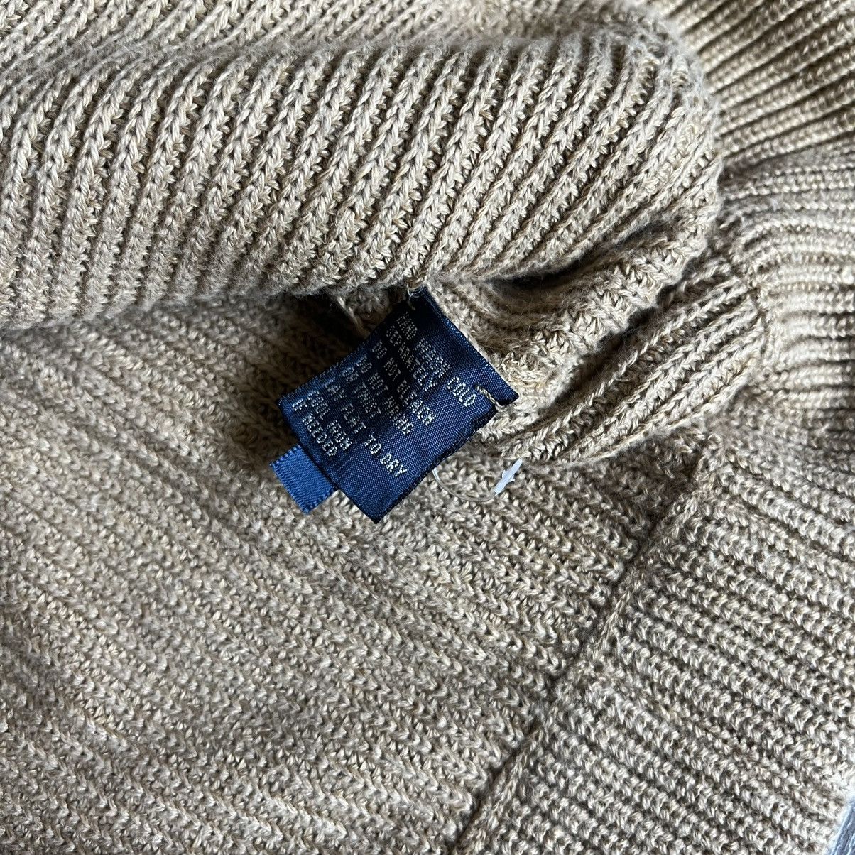 Polo Ralph Lauren Vintage 1990s Polo Ralph Lauren Cardigan Linen Sweater Camel Size US L / EU 52-54 / 3 - 8 Thumbnail