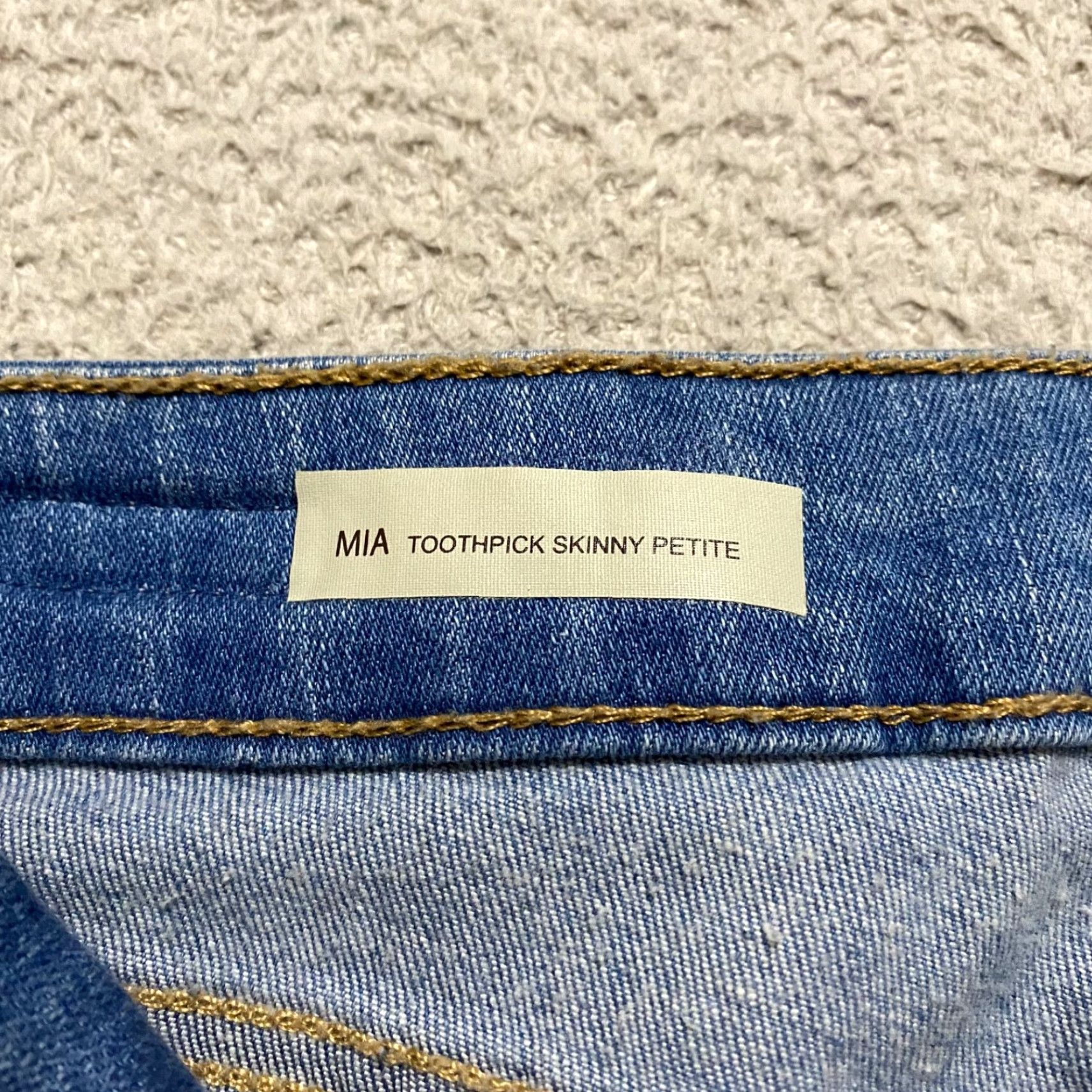Vintage Kut From The Kloth Jeans Womens Blue Denim Medium Wash Mia Toothpick Skinny 4P Size 27" / US 4 / IT 40 - 4 Thumbnail