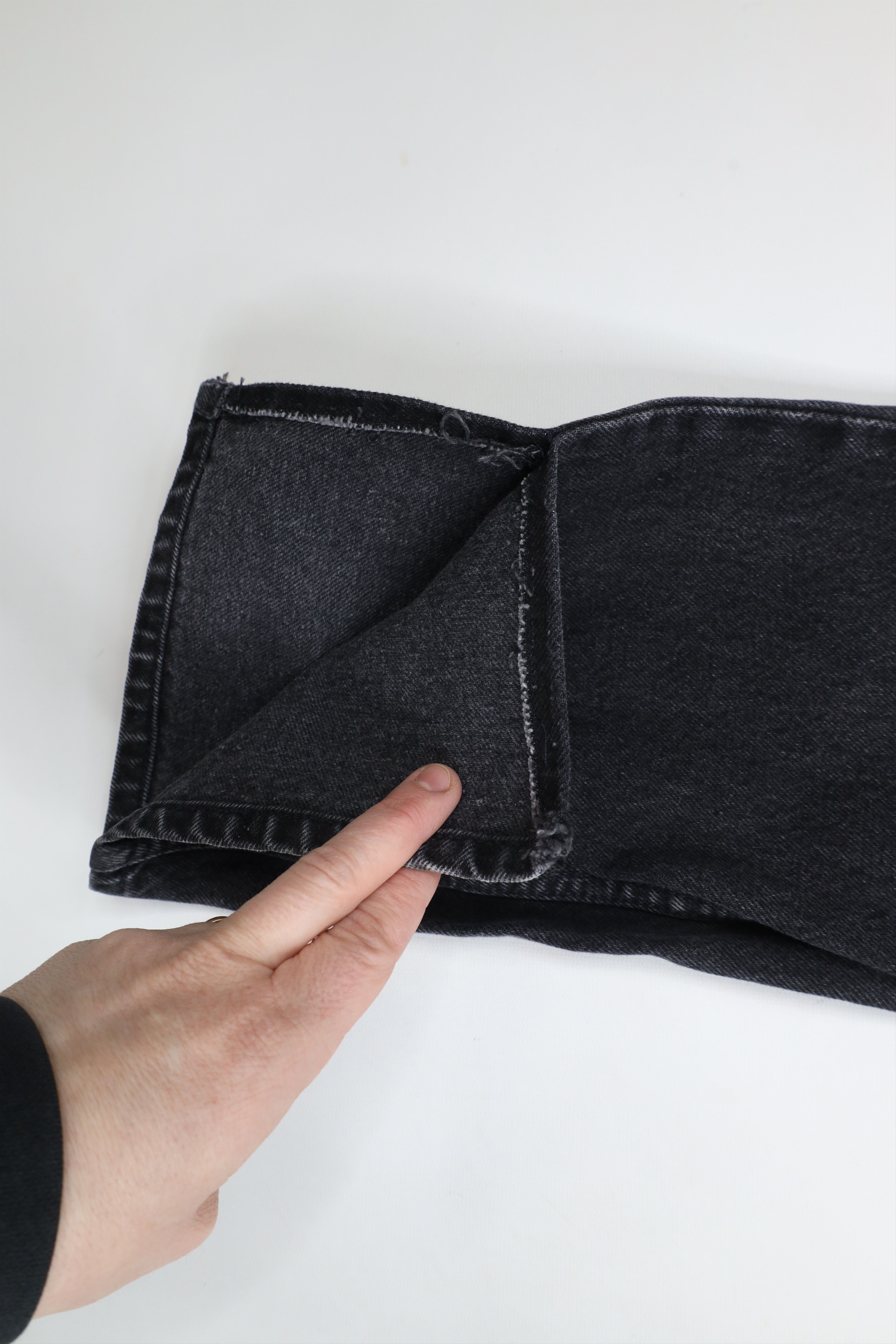 Levi's Vintage 90s Levis 505 Regular Fit Denim Jeans Black USA Size US 32 / EU 48 - 6 Thumbnail