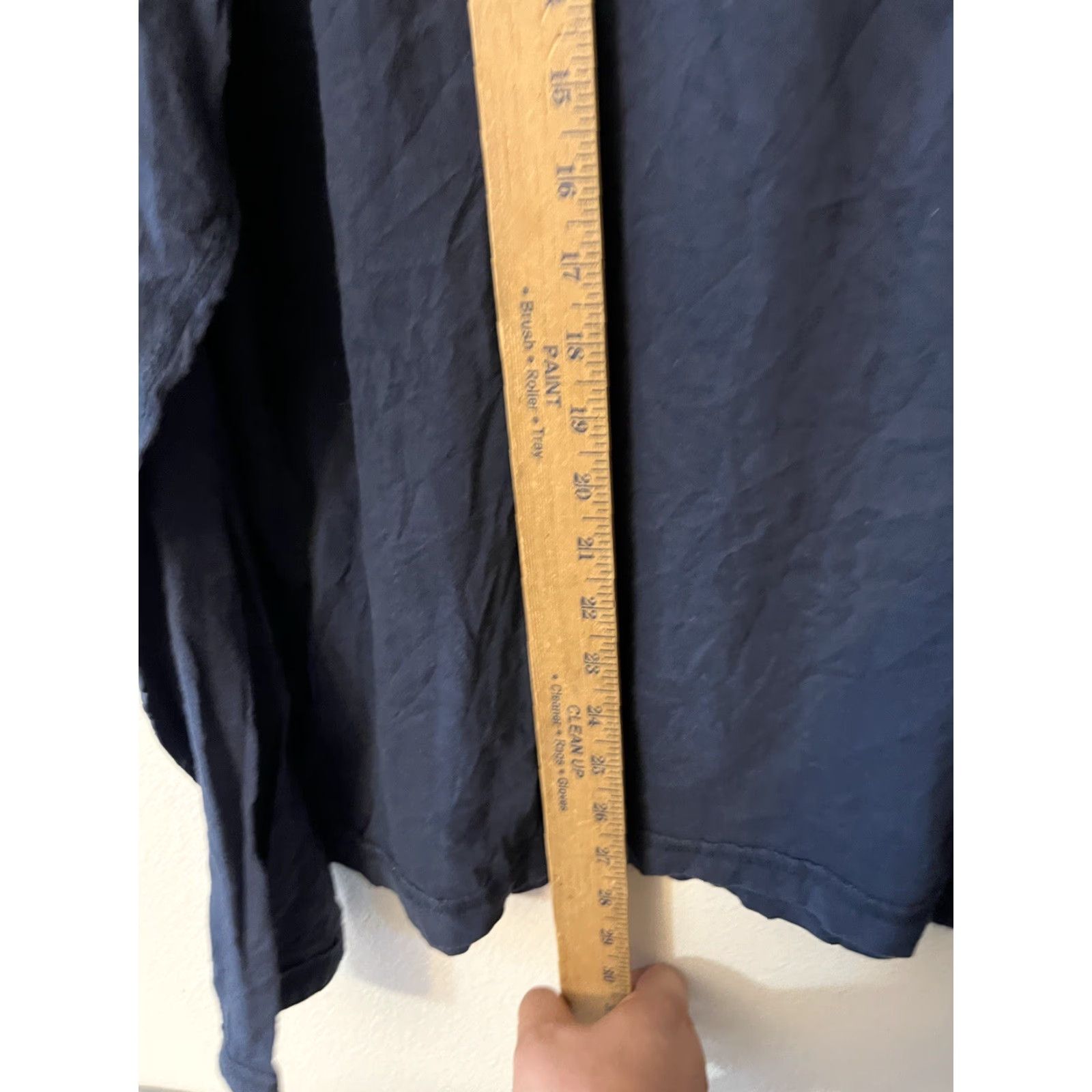 Express Express Men's XL Blue Long Sleeve Henley T-Shirt Casual Logo Y2K Size US XL / EU 56 / 4 - 4 Thumbnail